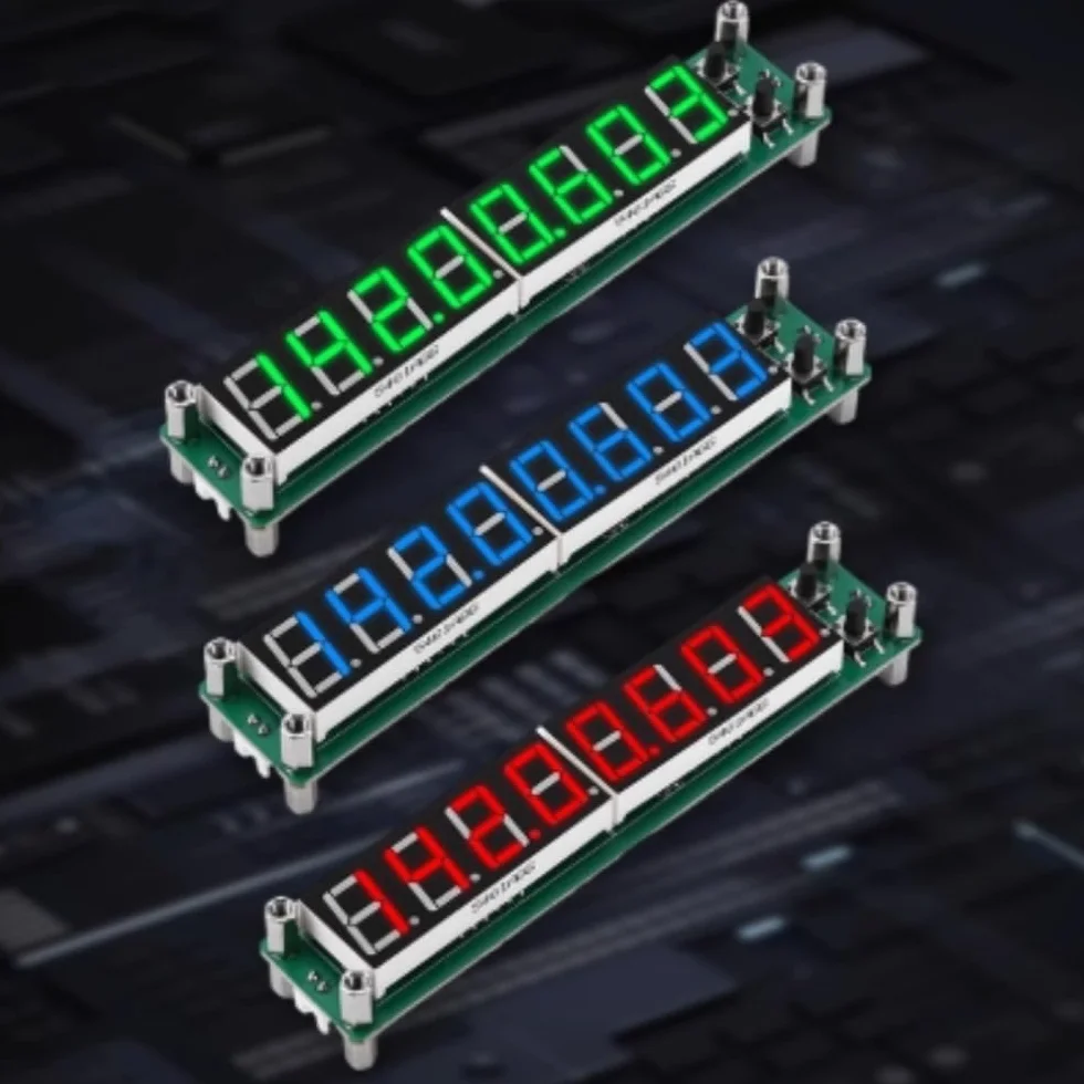 5V 2Pin IO 6 Cyfr 7 Segmentowy Moduł LED 0.56in Wyświetlacz LED Cyfrowy Moduł w Kształcie Tuby TM1637 Rurka Wyświetlacza Sterownika dla DIY Komponentów Elektronicznych