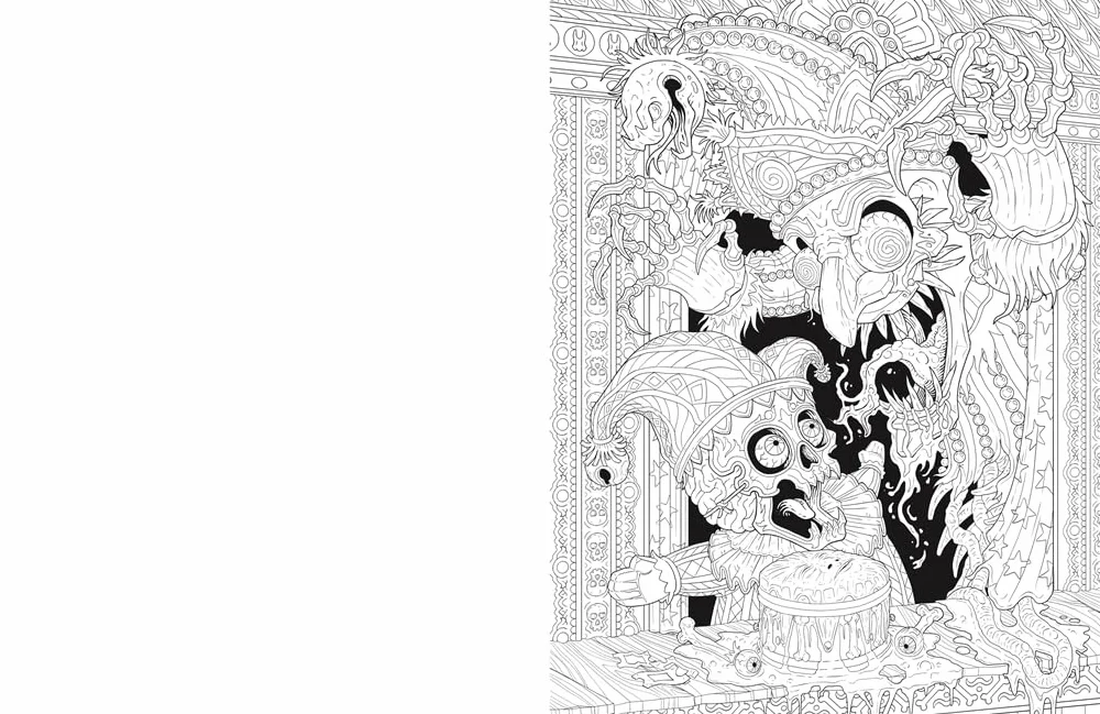 Dark Art Nightmare: A Menacing Colouring Book