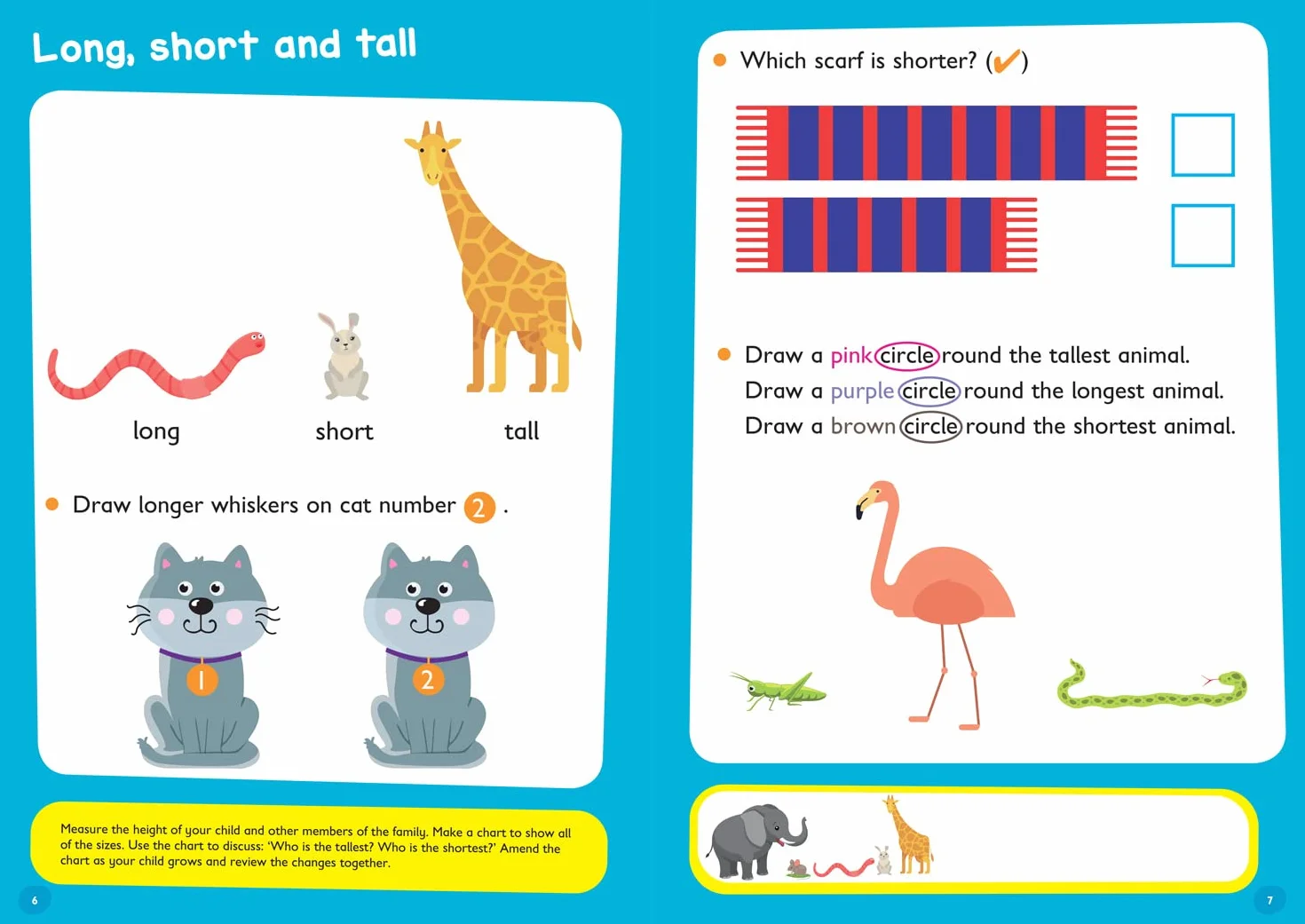 Size and Measurement Ages 3-5: Unlock the power of maths with fun activities for EYFS. Boost confidence and develop good learning habits with Easy Learning.