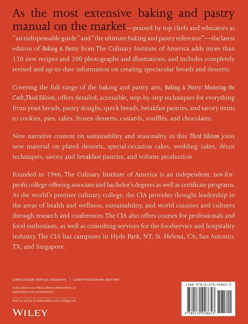 Baking and Pastry: Mastering the Art and Craft