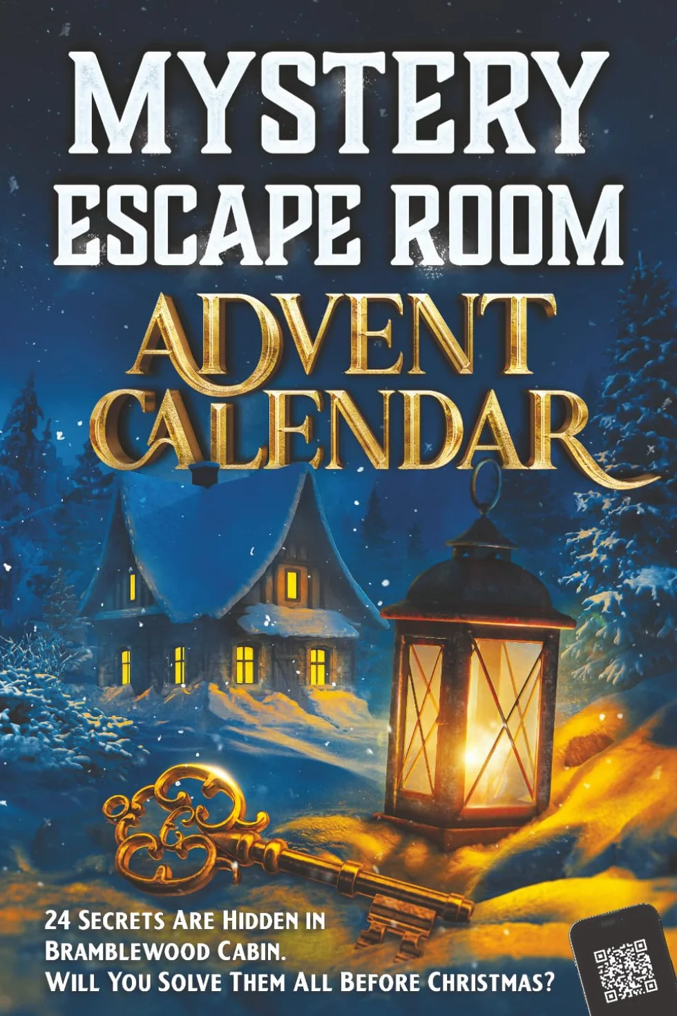 Mystery Escape Room Advent Calendar for Adults Bramblewood Cabin 24 Secrets