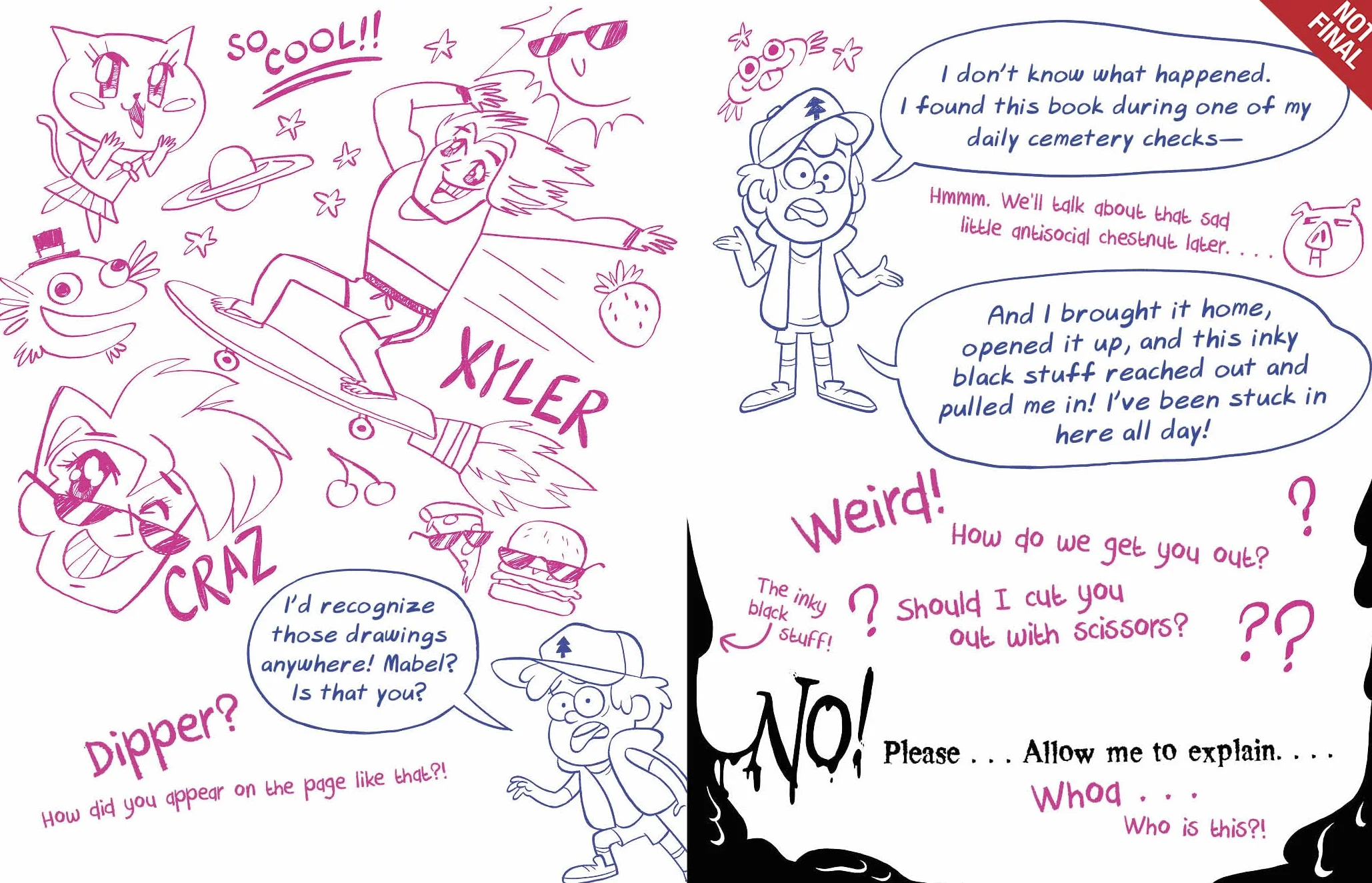 Gravity Falls: Don't Color This Book!: It's Cursed!