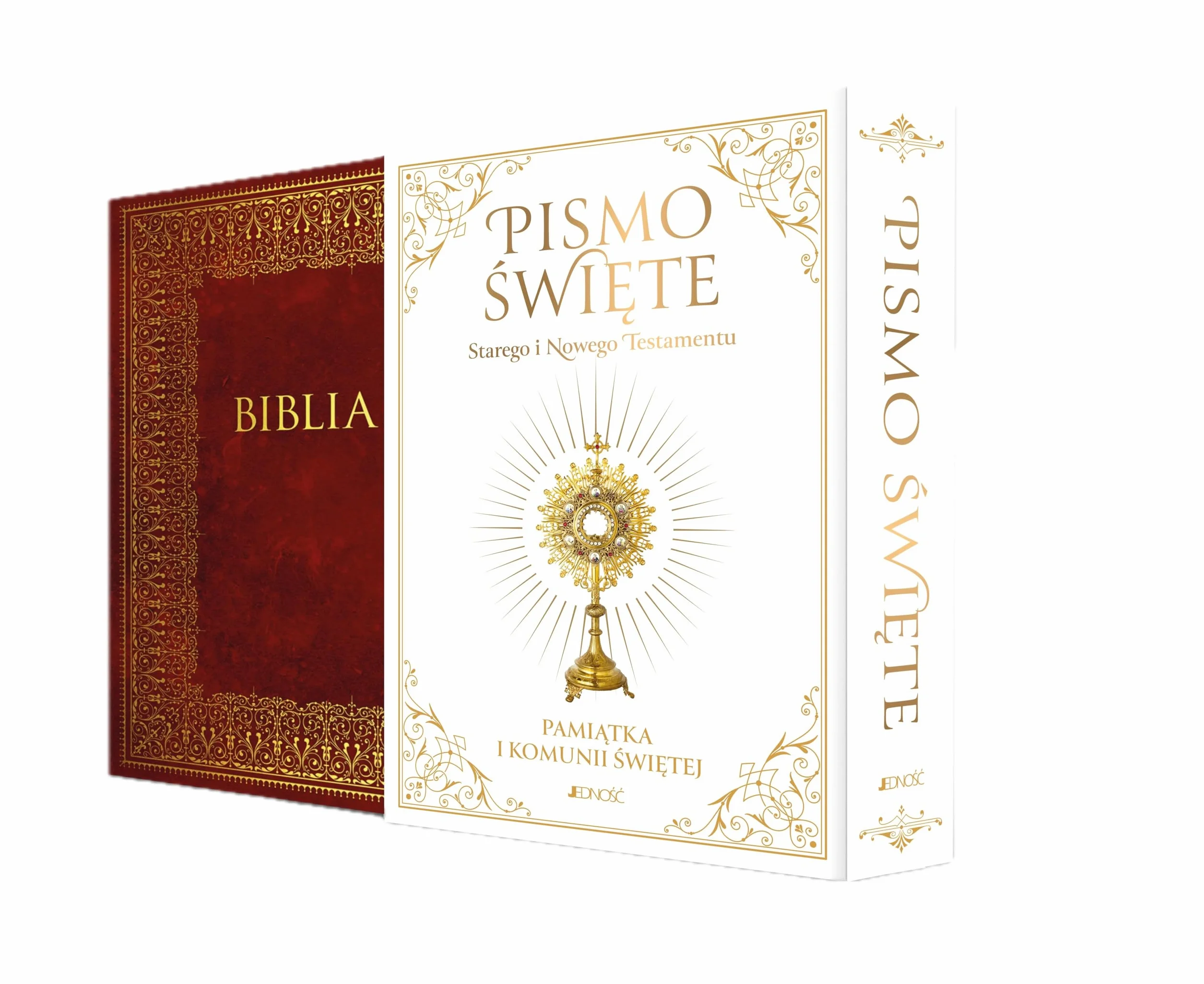 Pismo Święte Starego i Nowego Testamentu. Biblia Domowa.: Pamiątka I Komunii Świętej