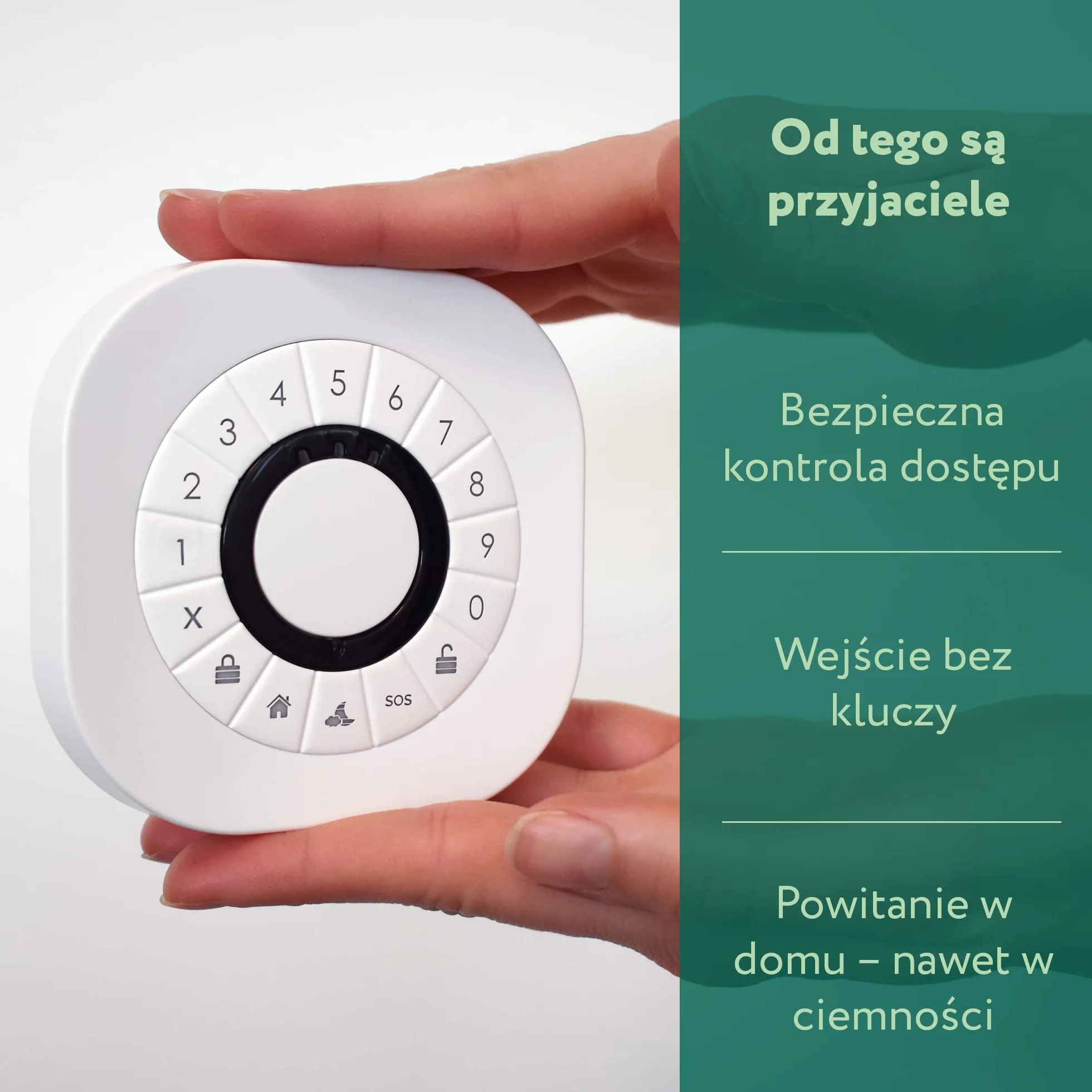 frient Intelligent Keypad | Bezpieczna Kontrola Dostępu | Wejście bez Kluczy | Zigbee | Produkt Kompatybilny ze Homey
