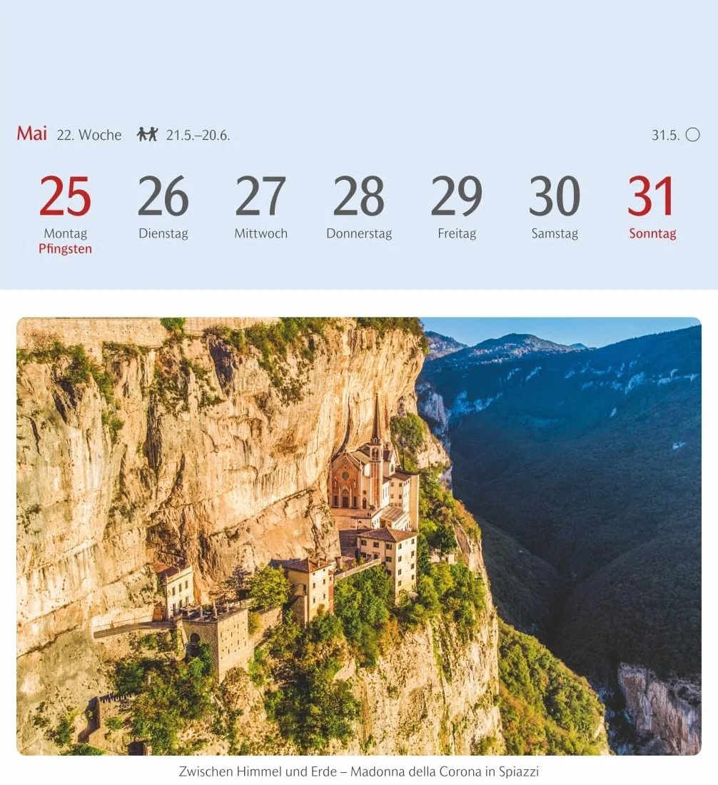 Das Glück liegt in Italien Postkartenkalender 2026 - 53 Karten mit Kurzporträts zu den Zielen: Wochen-Kalender mit 53 besonderen Orten. Stimmungsvolle Foto-Motive zum Aufhängen und Aufstellen