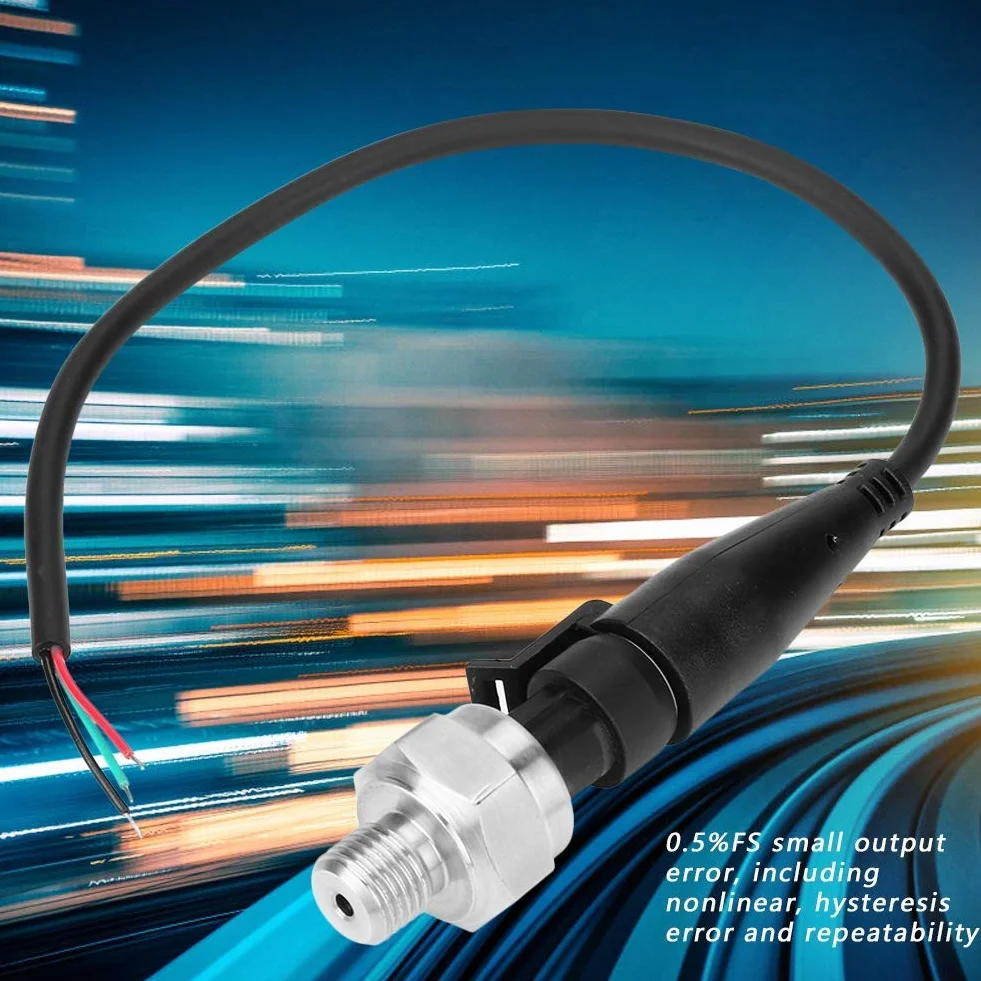 Przetwornik ciśnienia G1/4" wejście czujnika przetwornika 5V wyjście 0.5-4.5V/0-5V dla wody olej gaz woda (0-30PSI)
