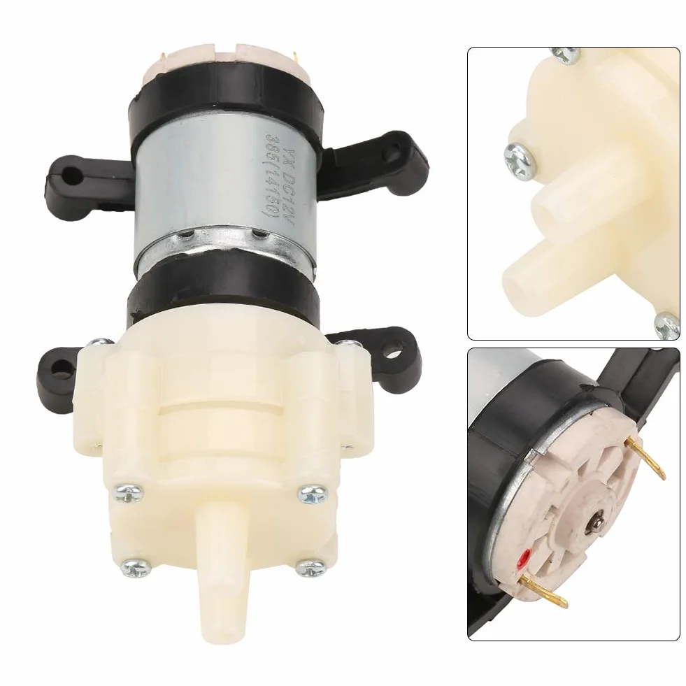 Pompa DC 12 V Mini,Cicha Membrana Elektryczna pompa ssąca wodę Membranowa do akwarium do maszyn do herbaty