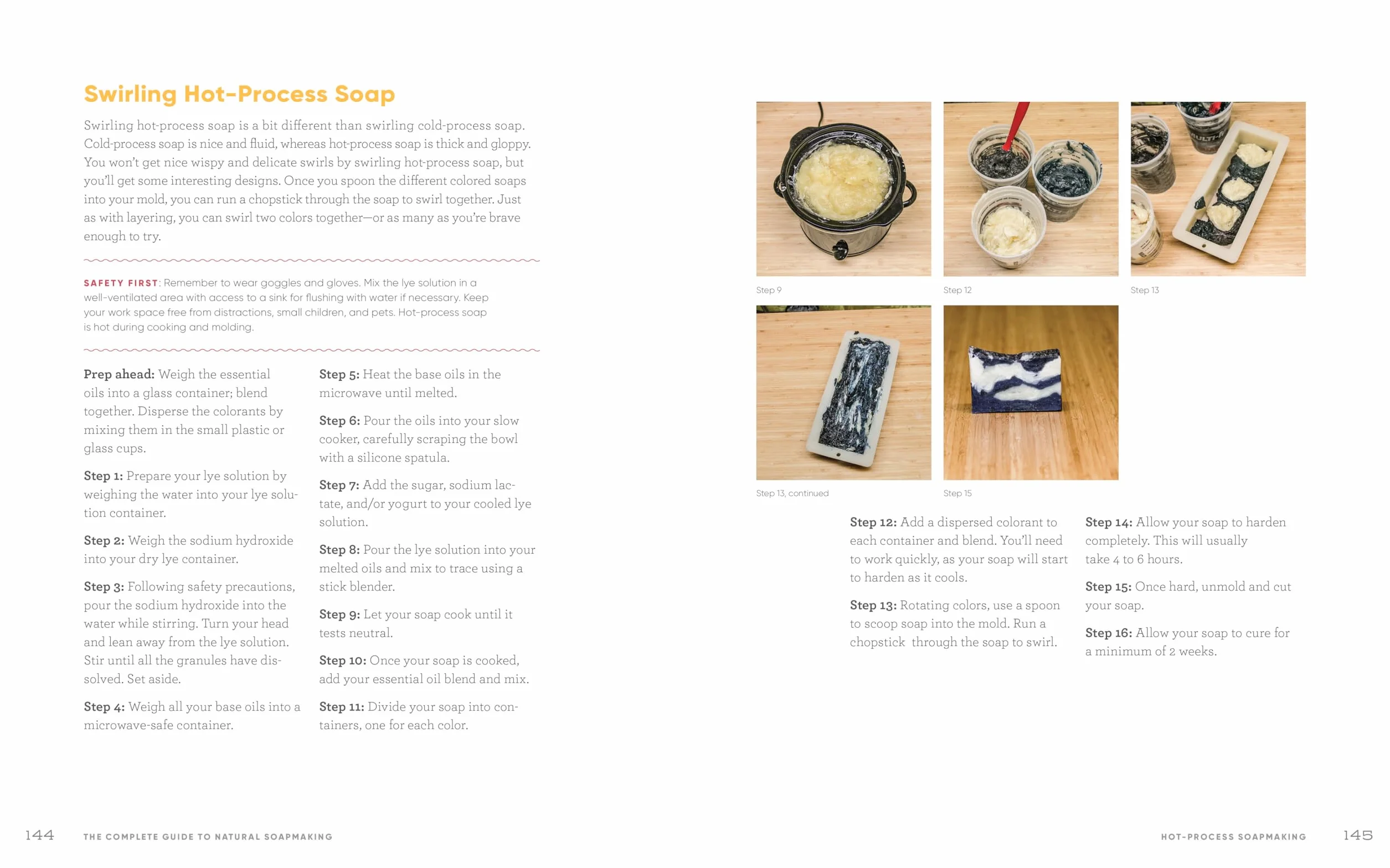 Natural Soap Making Guide: 65 Cold-Process, Hot-Process, Liquid, Melt-and-Pour Soaps