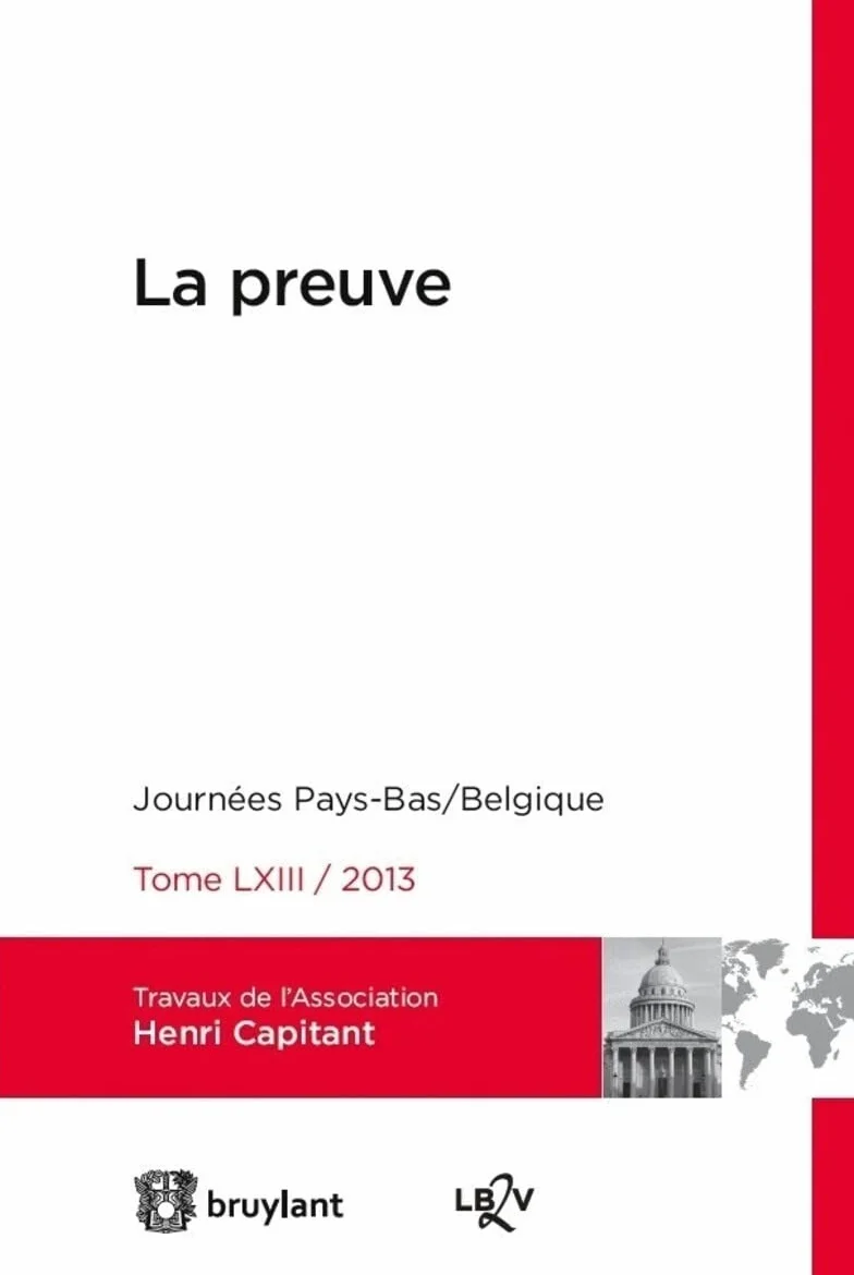 La preuve: Journées Pays-Bas/Belgique 2013