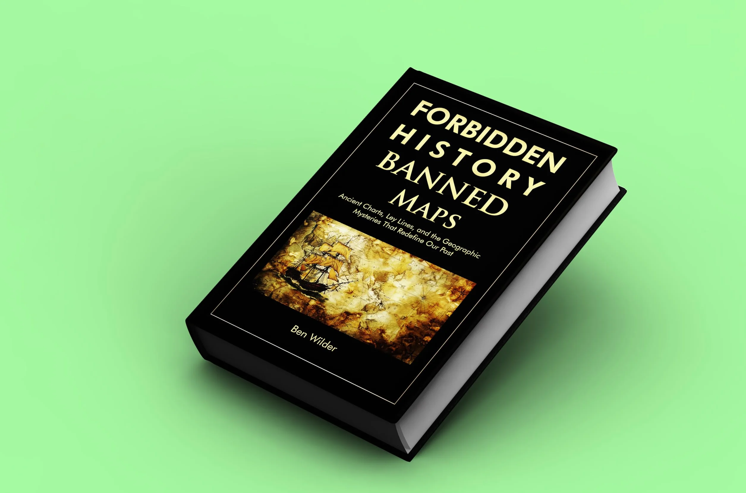 Forbidden History Banned Maps: Ancient Charts, Ley Lines, Geographic Mysteries Redefine Our Past - Visual History Gift Trivia Book for Adults