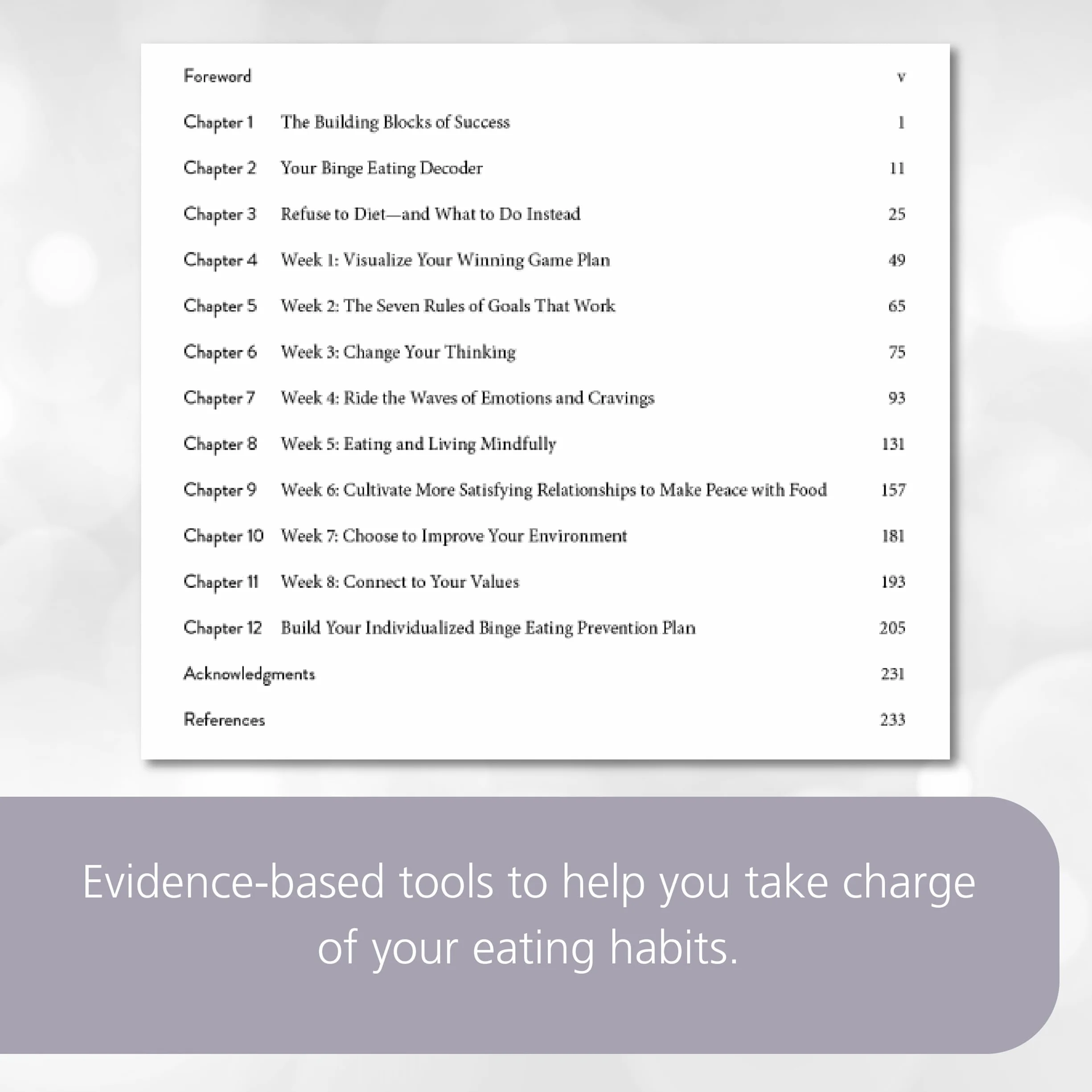 The Binge Eating Prevention Workbook: Eight-Week Program to Overcome Compulsive Eating