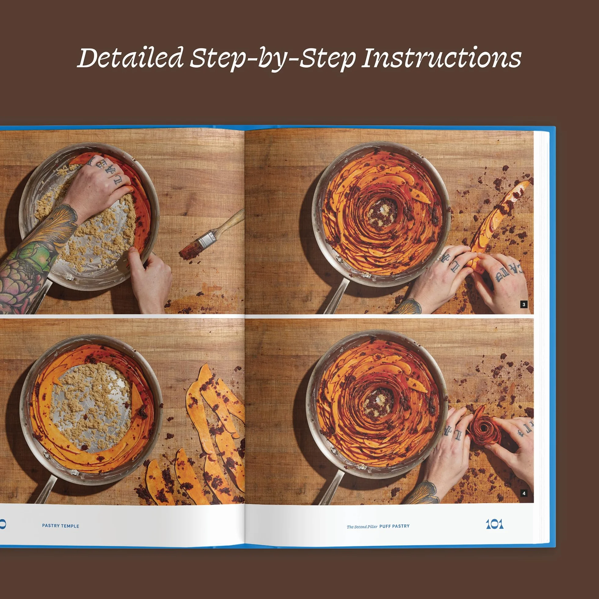 Pastry Temple Baking Cookbook: Croissant, Brioche & Puff Pastry Recipes