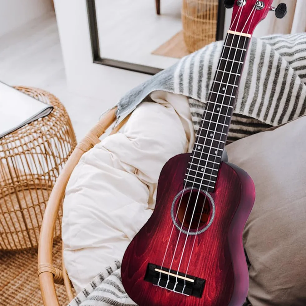 Winzz Ukulele Soprano dla dzieci zestaw startowy 21 cali 6 akcesoriów