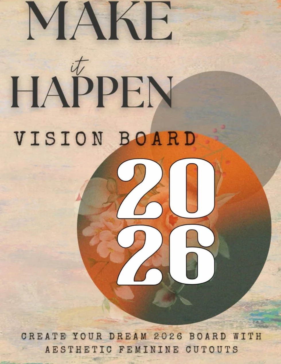 Vision Board Book for Women: Aesthetic Vintage Cutouts, Goals, Intentions & Manifestation 2026