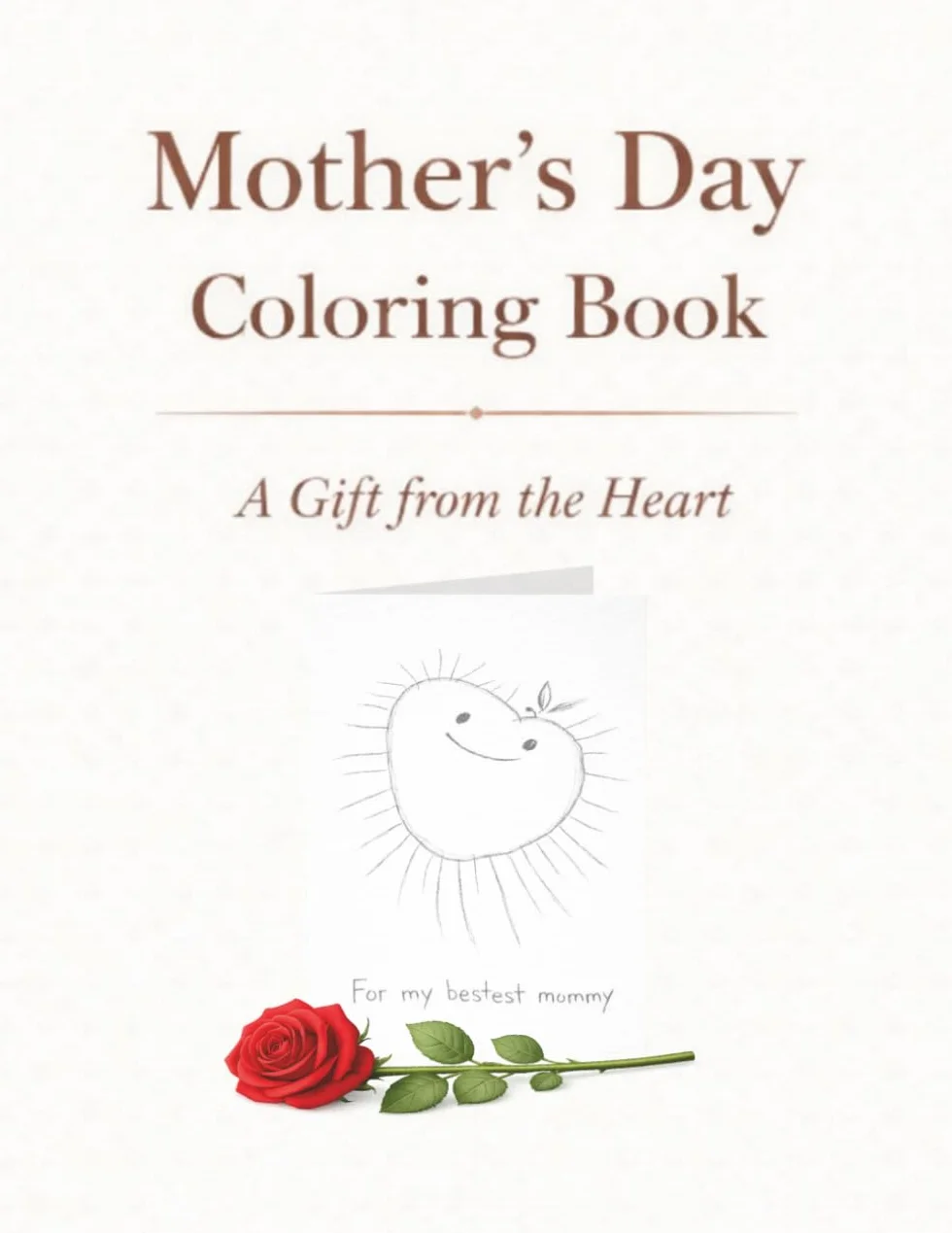 Mother’s Day Coloring Book: A Heartfelt Gift with Cute Scenes, Sweet Messages, Flowers, and Loving Moments to Color