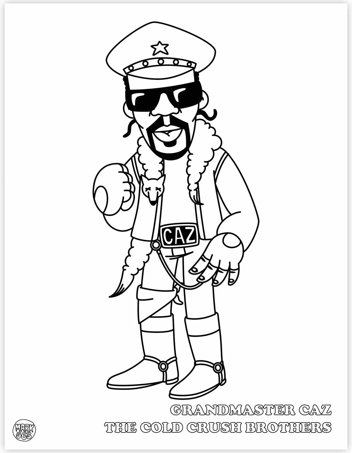 Hip Hop Coloring Book