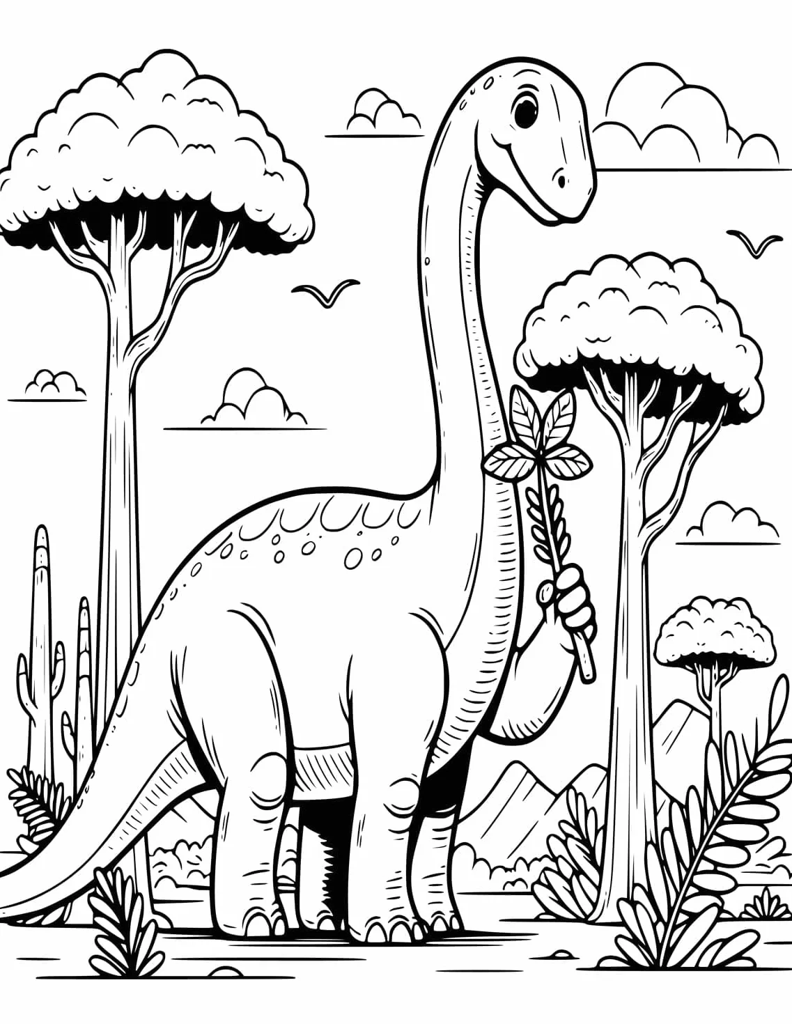 Dinosaur Coloring Book for Kids Ages 4-8: Prehistoric Dino Colouring for Boys & Girls