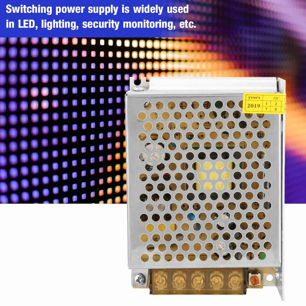 Zasilacz impulsowy LED 24V 2A listwa zasilająca AC 110V-220V