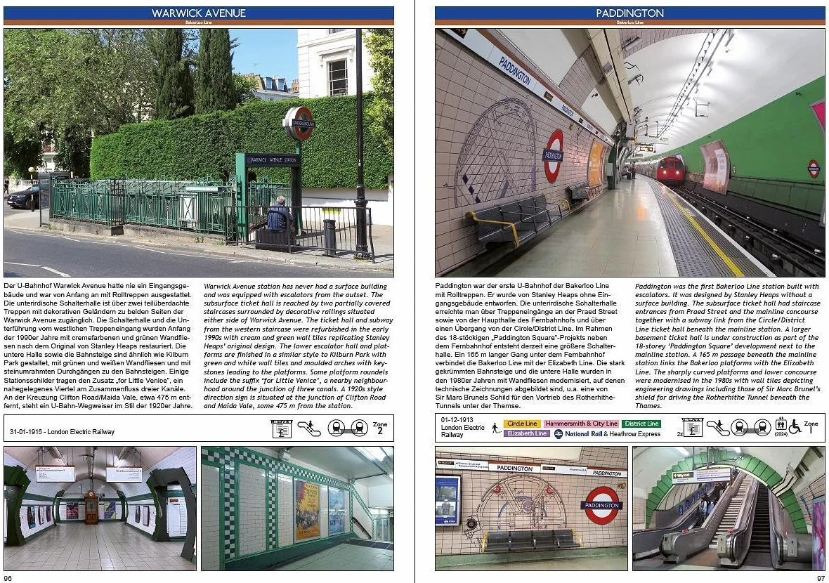 London Underground Album Vol. 2: Central, Waterloo & City, Bakerloo and Jubilee Lines
