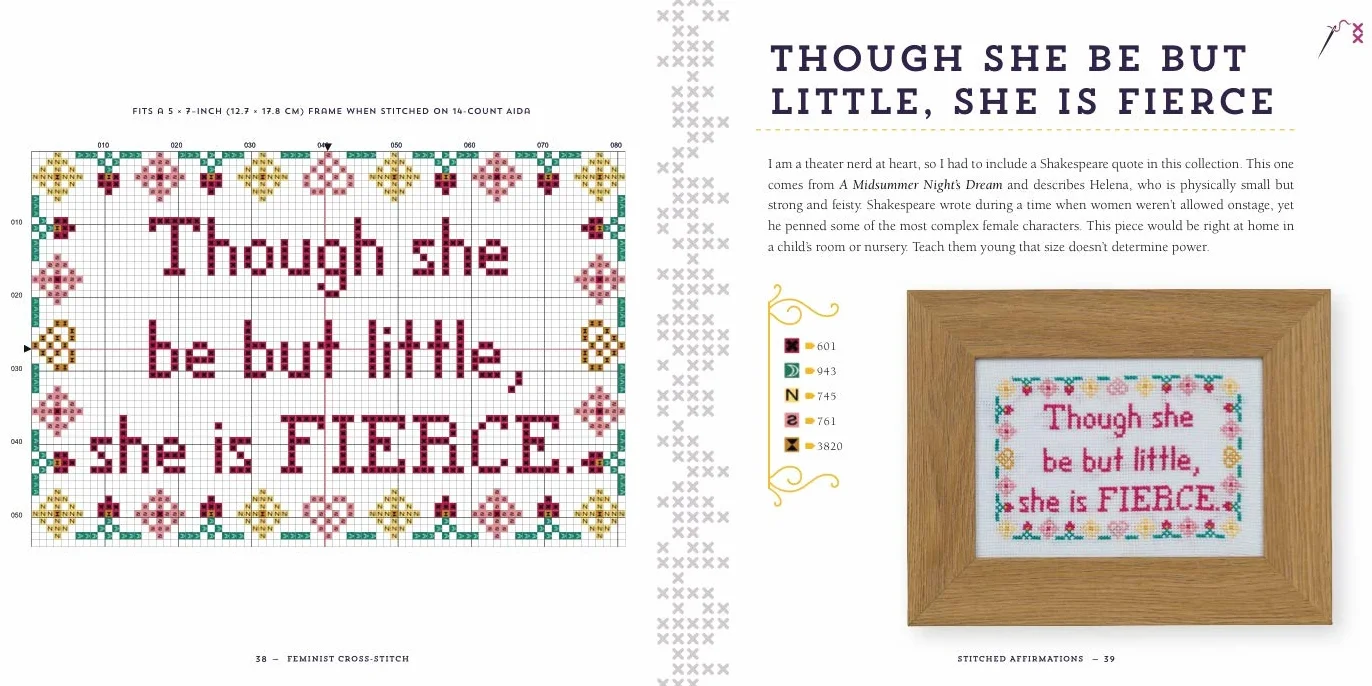 Feminist Cross-Stitch: 40 Bold & Fierce Patterns
