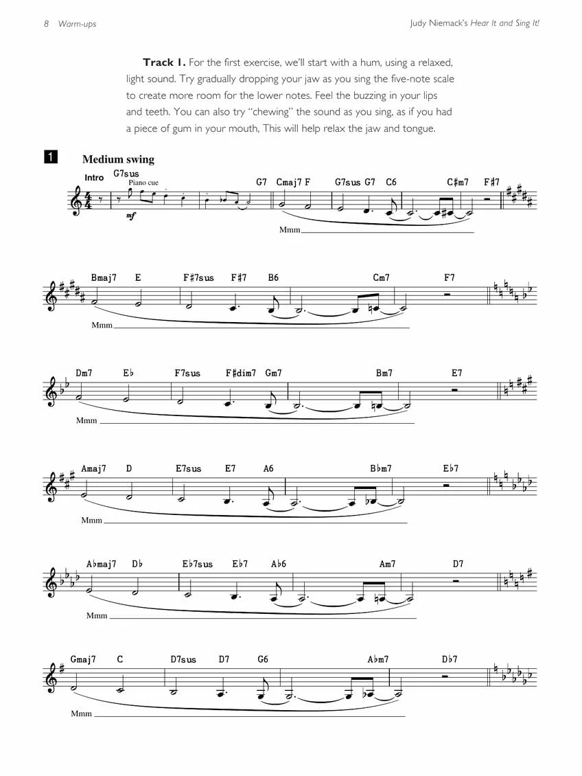 Judy Niemack: Hear It and Sing It! Exploring Modal Jazz - Recueil + Enregistrements en Ligne
