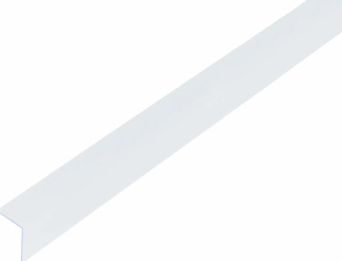 Alberts 485092 Profil kątownikowy | tworzywo sztuczne, przeźroczysty | 1000 x 20 x 20 mm