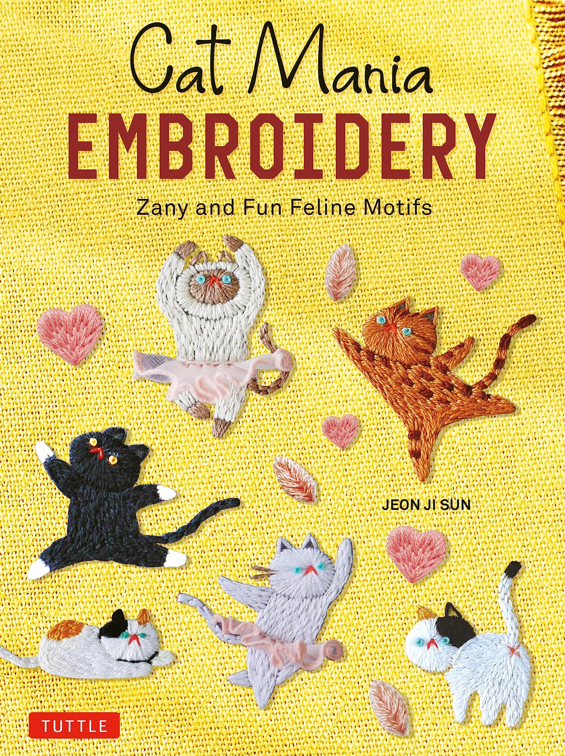 Cat Mania Embroidery: Zany Fun Feline Motifs