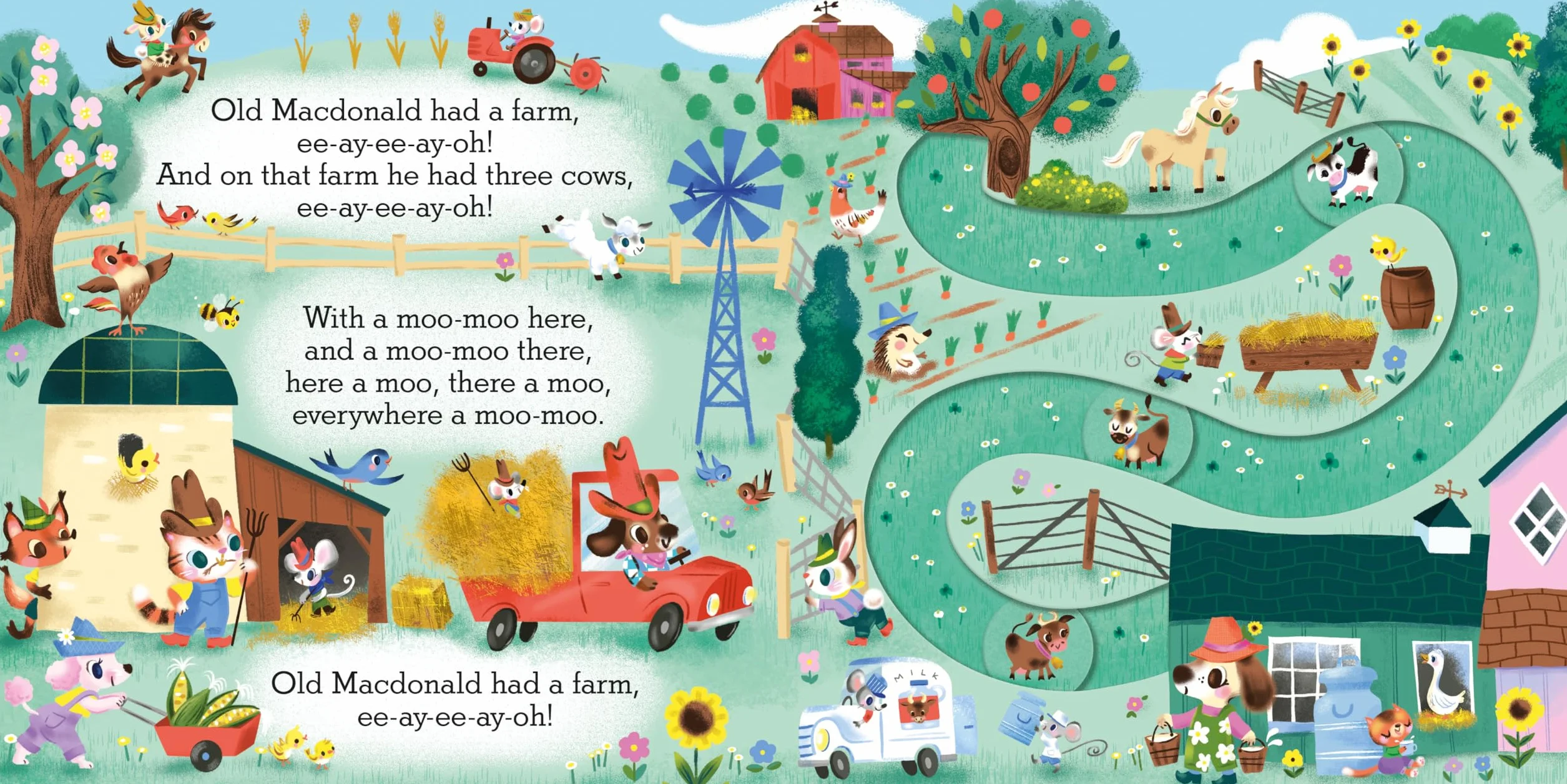 Old Macdonald had a Farm: A Slide and Count Book