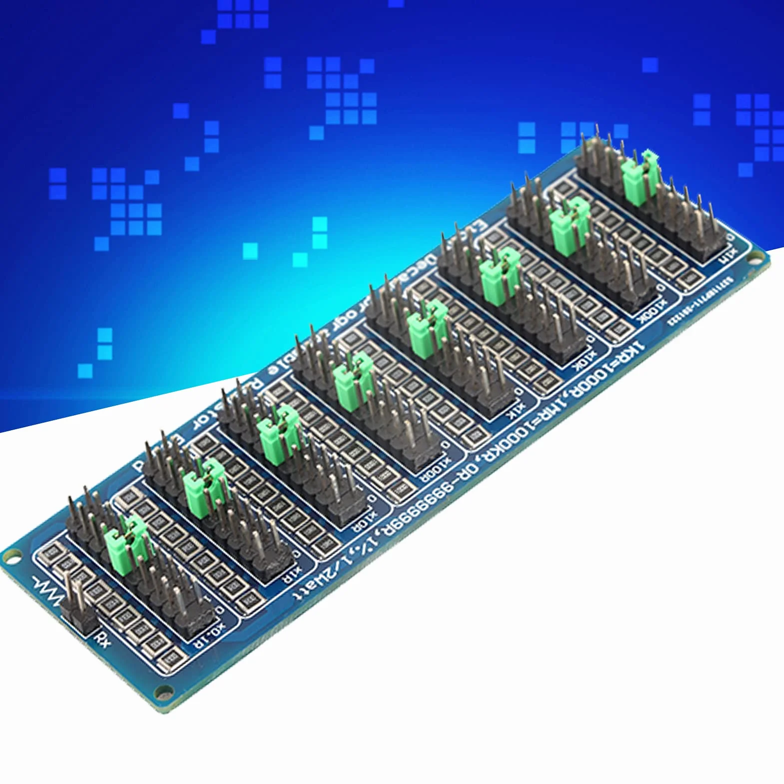 Programowalna Płytka Rezystorowa 0.1Ω-9999999Ω 8 Dekad 0.1Ω/krok 1% 1/2W