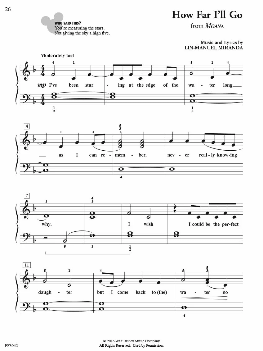 Chordtime Piano Disney Level 2b
