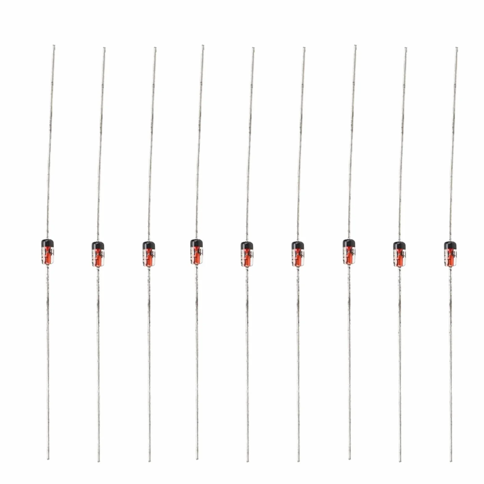 Dioda szybkiego przełączania 1N4148 200mA 100V krzemowa 500 sztuk zestaw