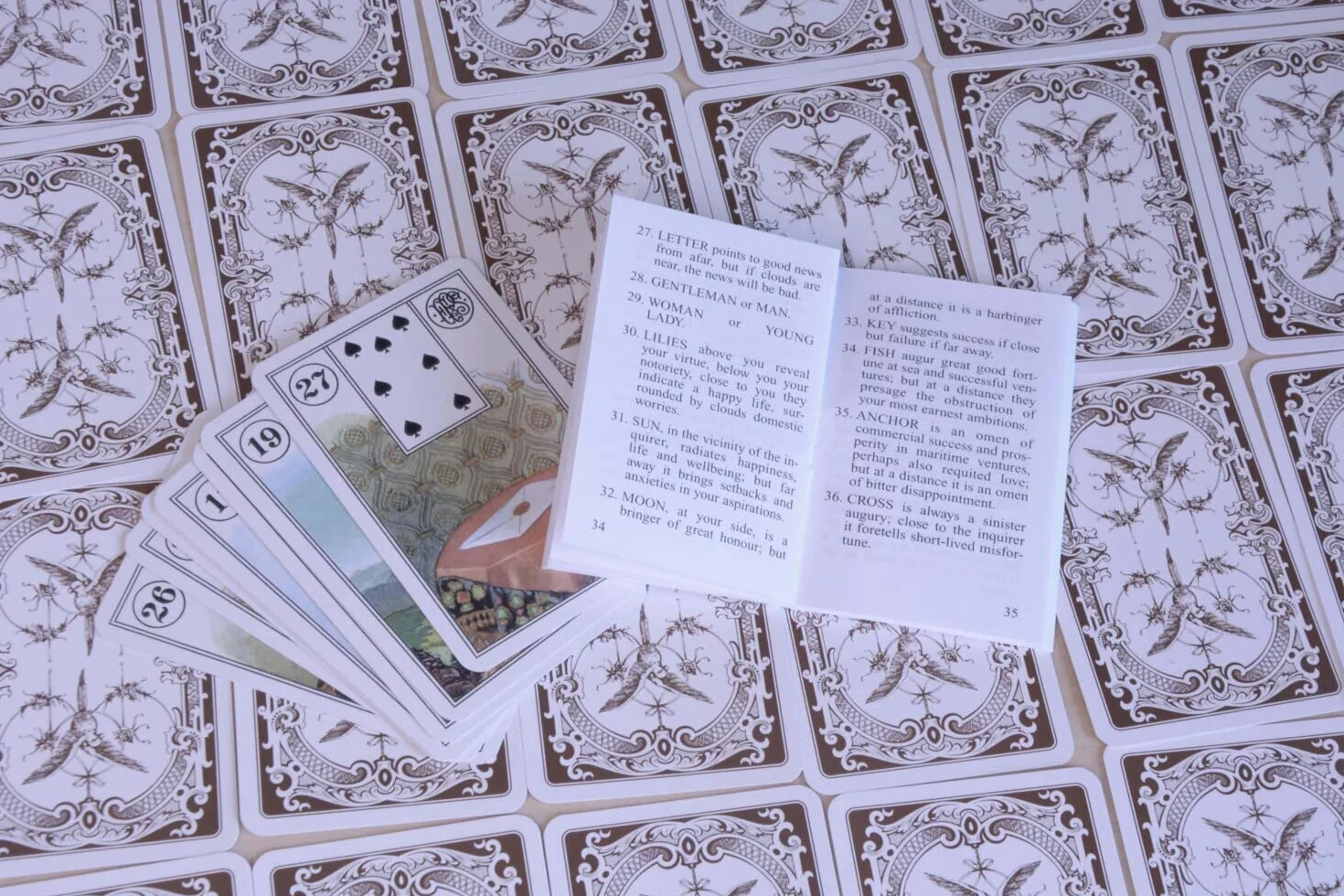 Lenormand Wahrsagekarten: 36 Karten mit Anleitung