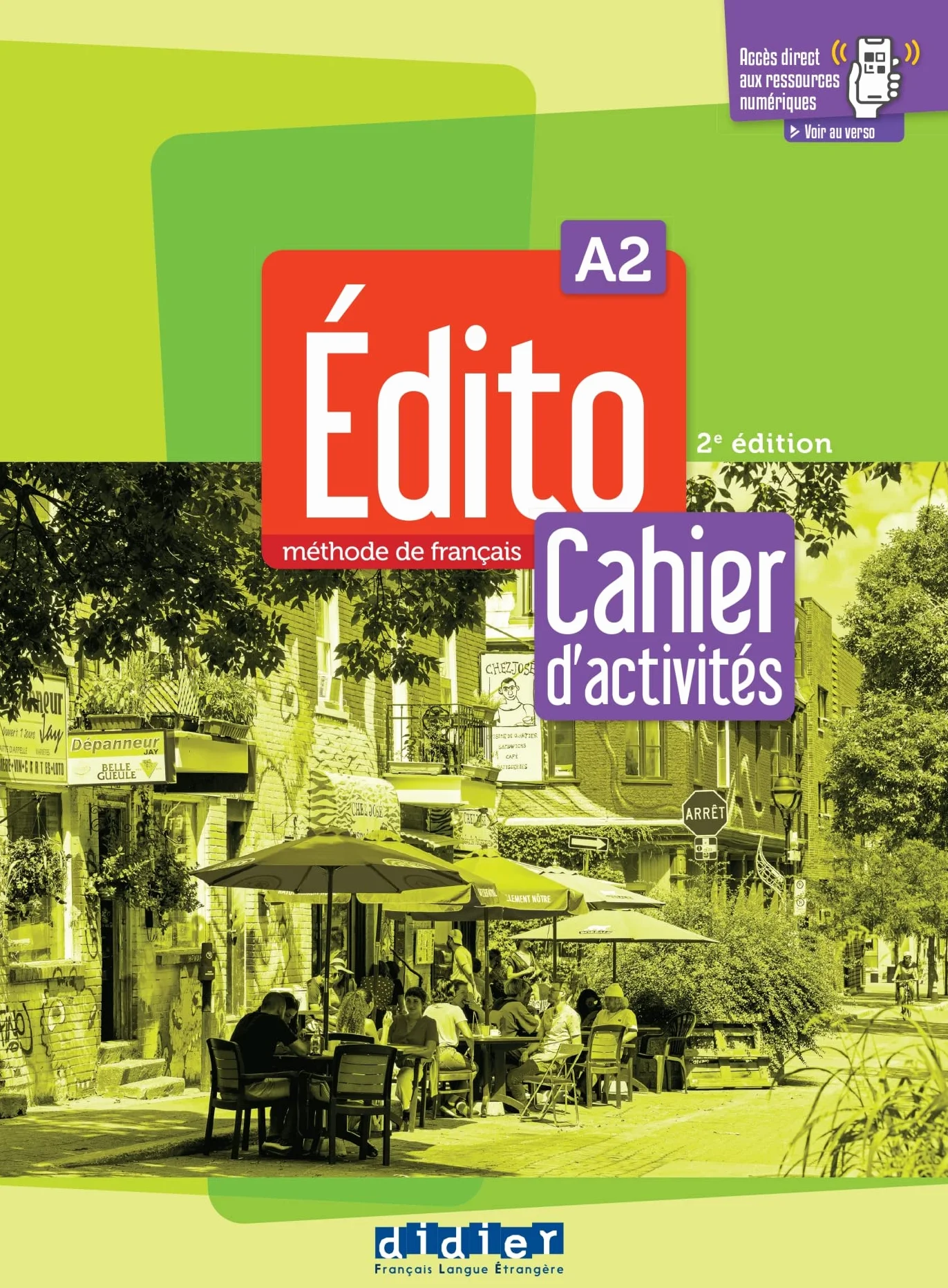 Édito A2 - édition 2022-2024 - Cahier + didierfle.app: Cahier d'activités