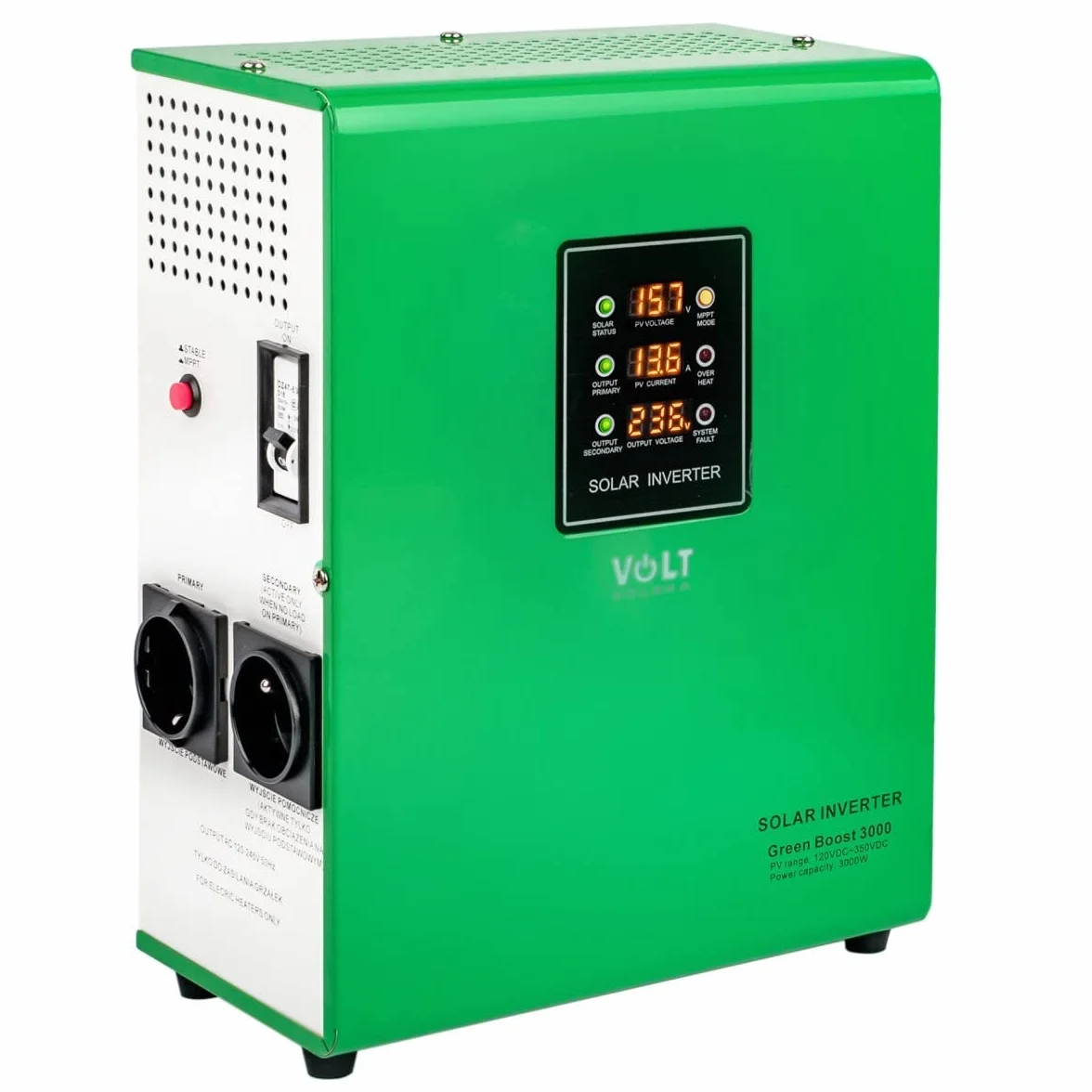 Volt Polska Przetwornica solarna GREEN BOOST MPPT 3000 120-350VDC