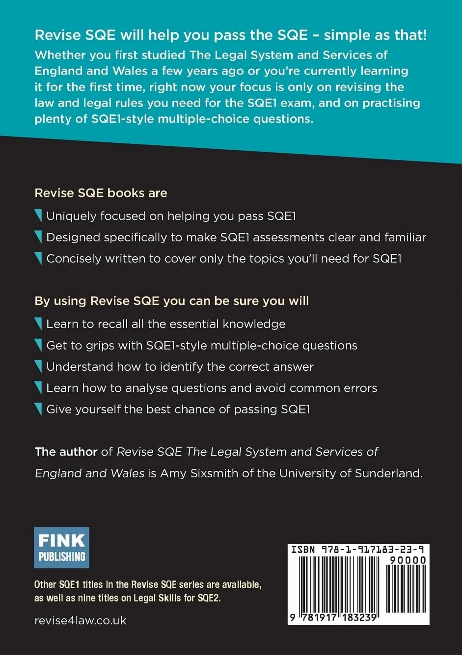 Revise SQE The Legal System and Services of England and Wales 2025-26: SQE1 Revision Guide