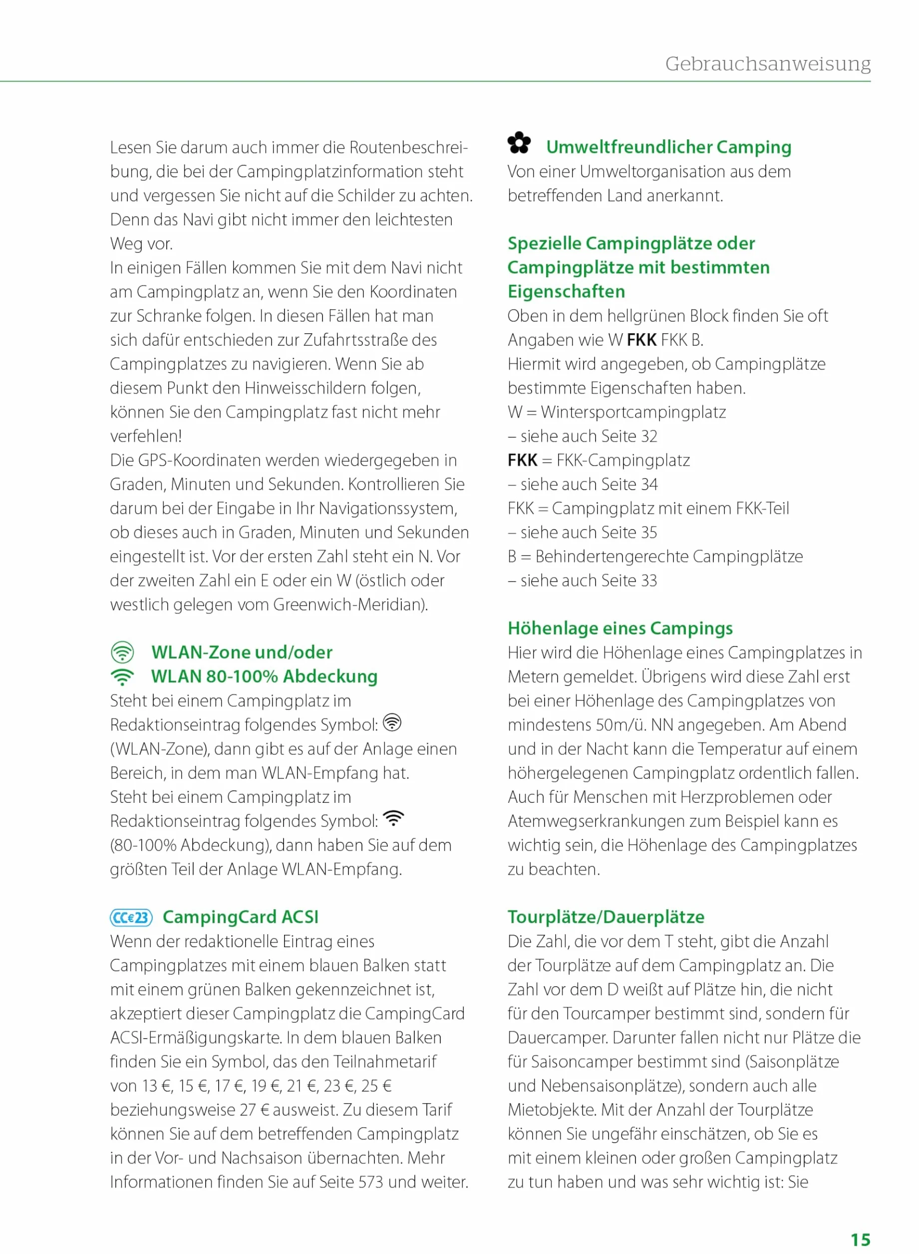 ACSI Campingführer Europa 2026 2 Bände inkl. CampingCard Ermässigungskarte