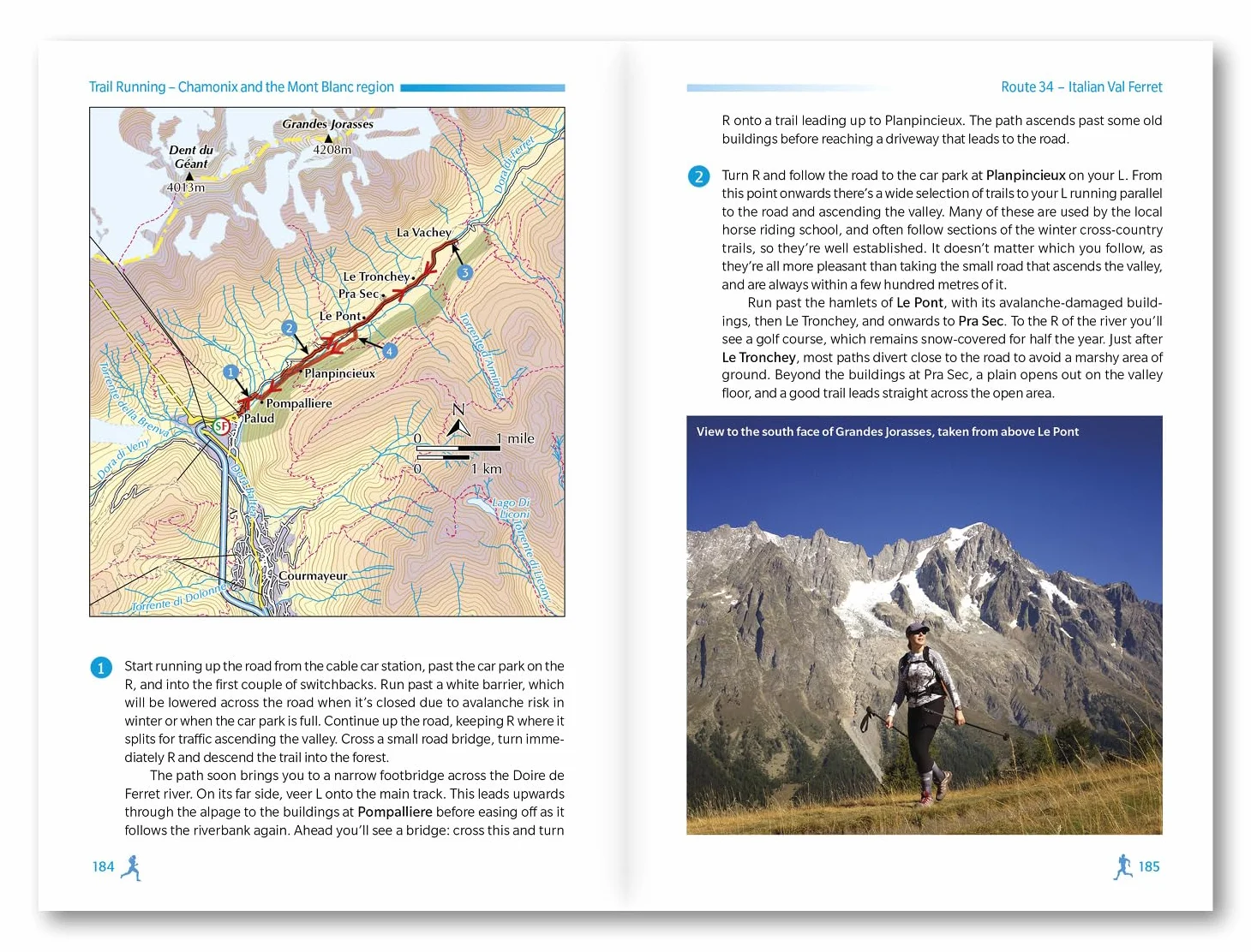 Trail Running - Chamonix and the Mont Blanc Region: 40 routes in the Chamonix Valley, Italy and Switzerland