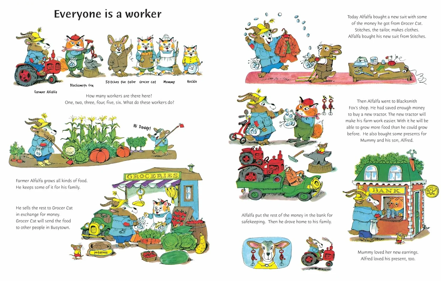 What Do People Do All Day?: A Classic Children's Picture Book