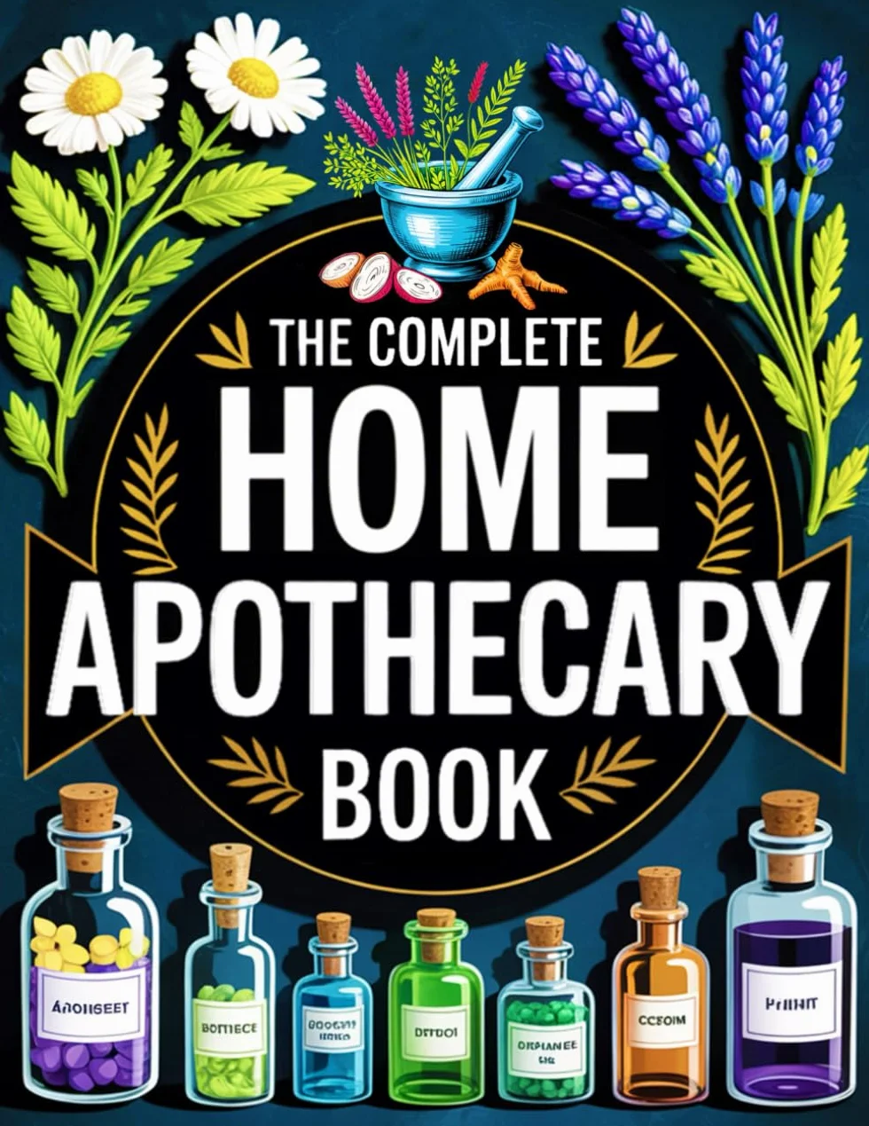 The Complete Home Apothecary Book: 1200 Proven Herbal Remedies for Body and Mind | Heal Pain, Boost Immunity, Improve Sleep & Support Everyday Wellness Naturally