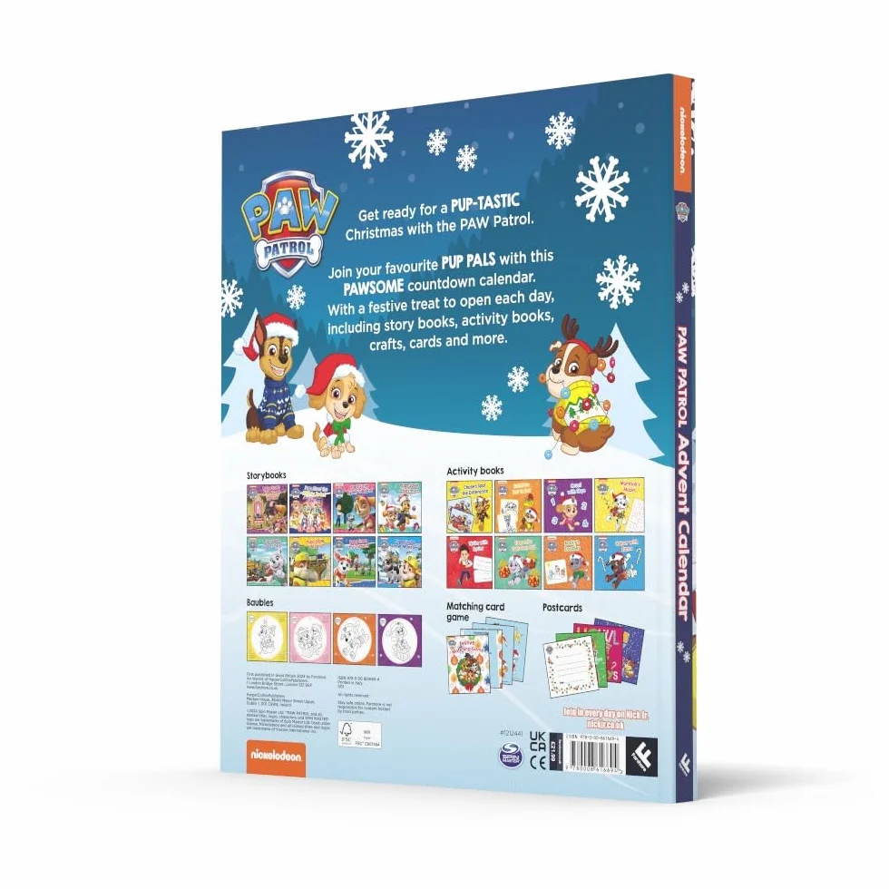 PAW PATROL Advent Calendar: The perfect keepsake advent gift for all PAW Patrol Fans at Christmas ages 3 and up