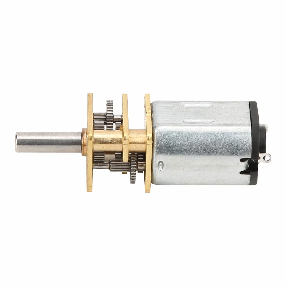 Silnik Przekładniowy GA12-N20 DC 12V z Metalową Skrzynią Biegów Redukcja Prędkości 60 500 1000 RPM Silnik Gear Motor Do Projektów Elektronicznych