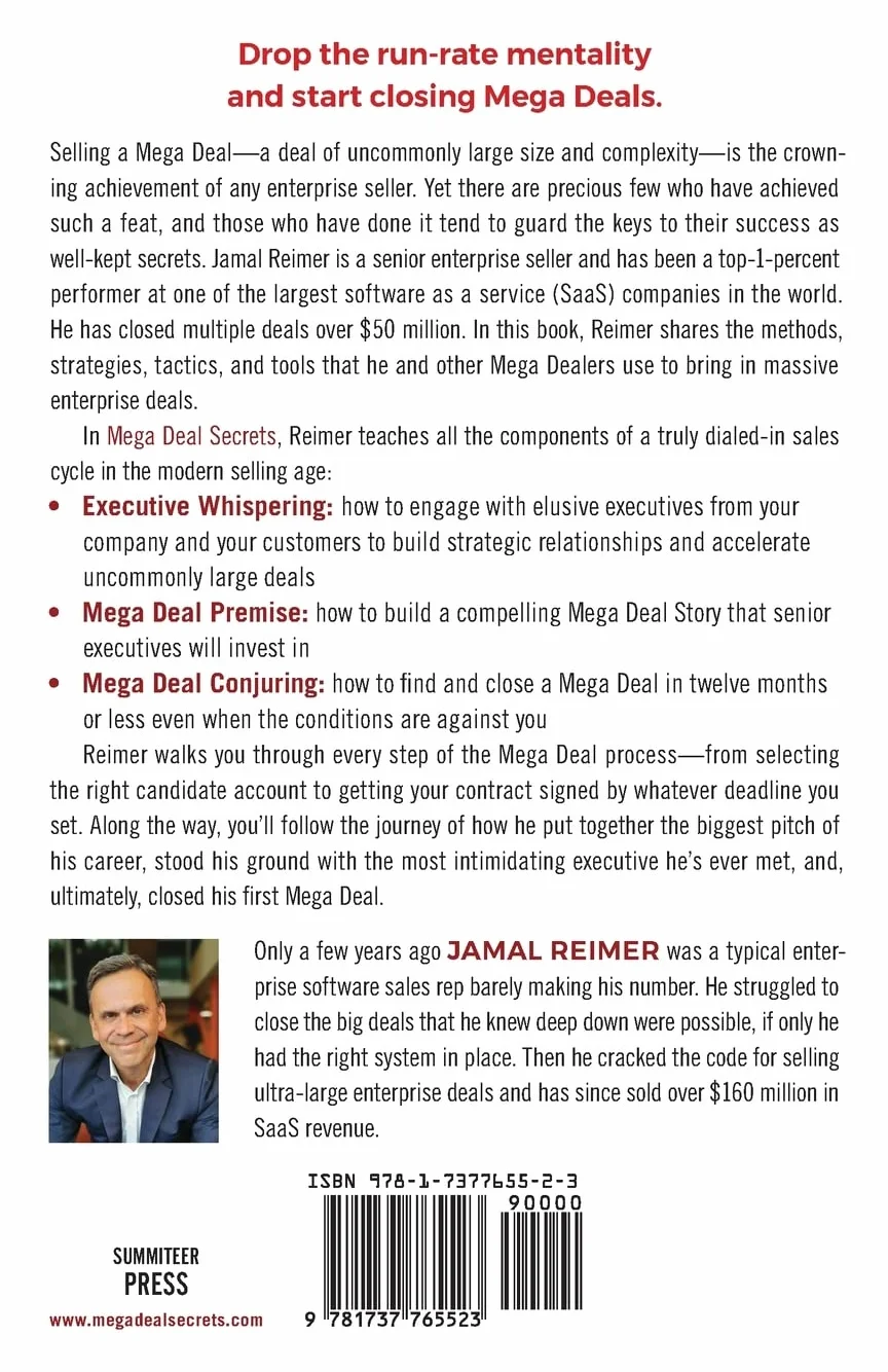 Mega Deal Secrets: How to Find and Close the Biggest Deal of Your Career