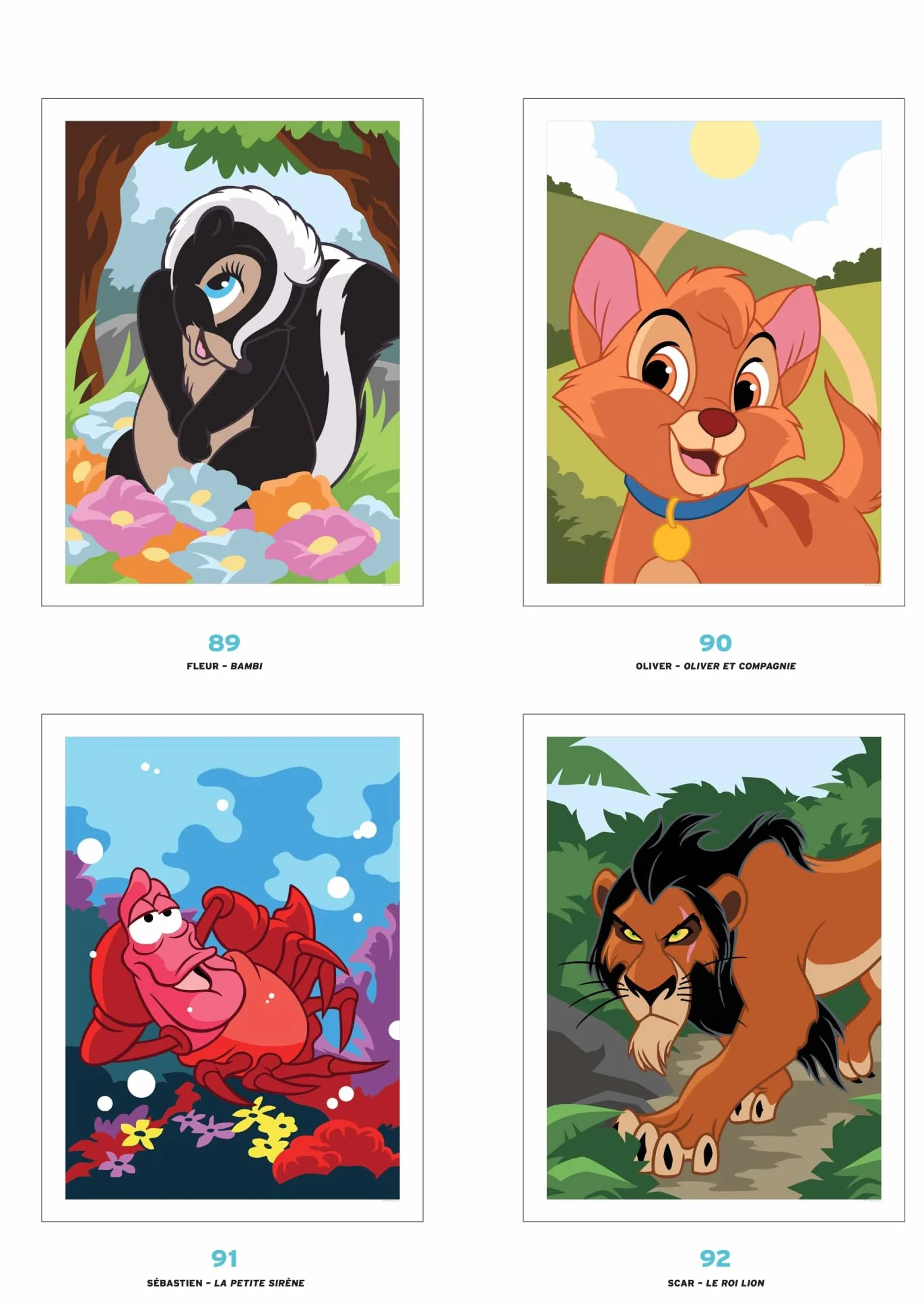 Coloriages mystères Disney - Nature