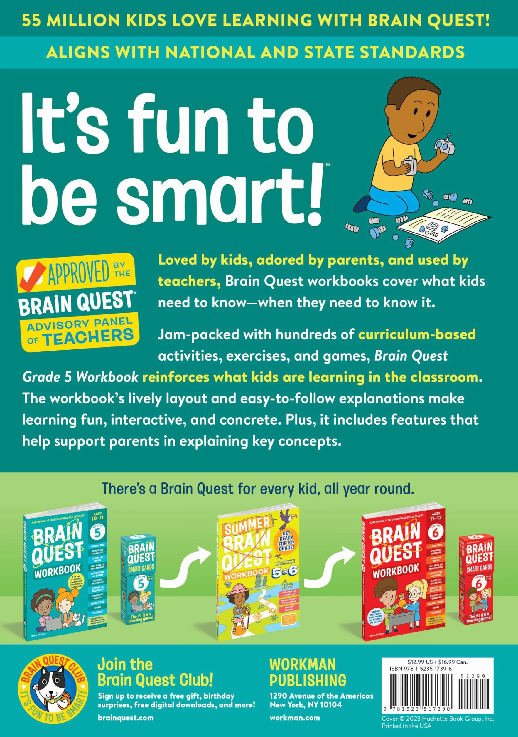 Brain Quest Workbook: 5th Grade Revised Edition