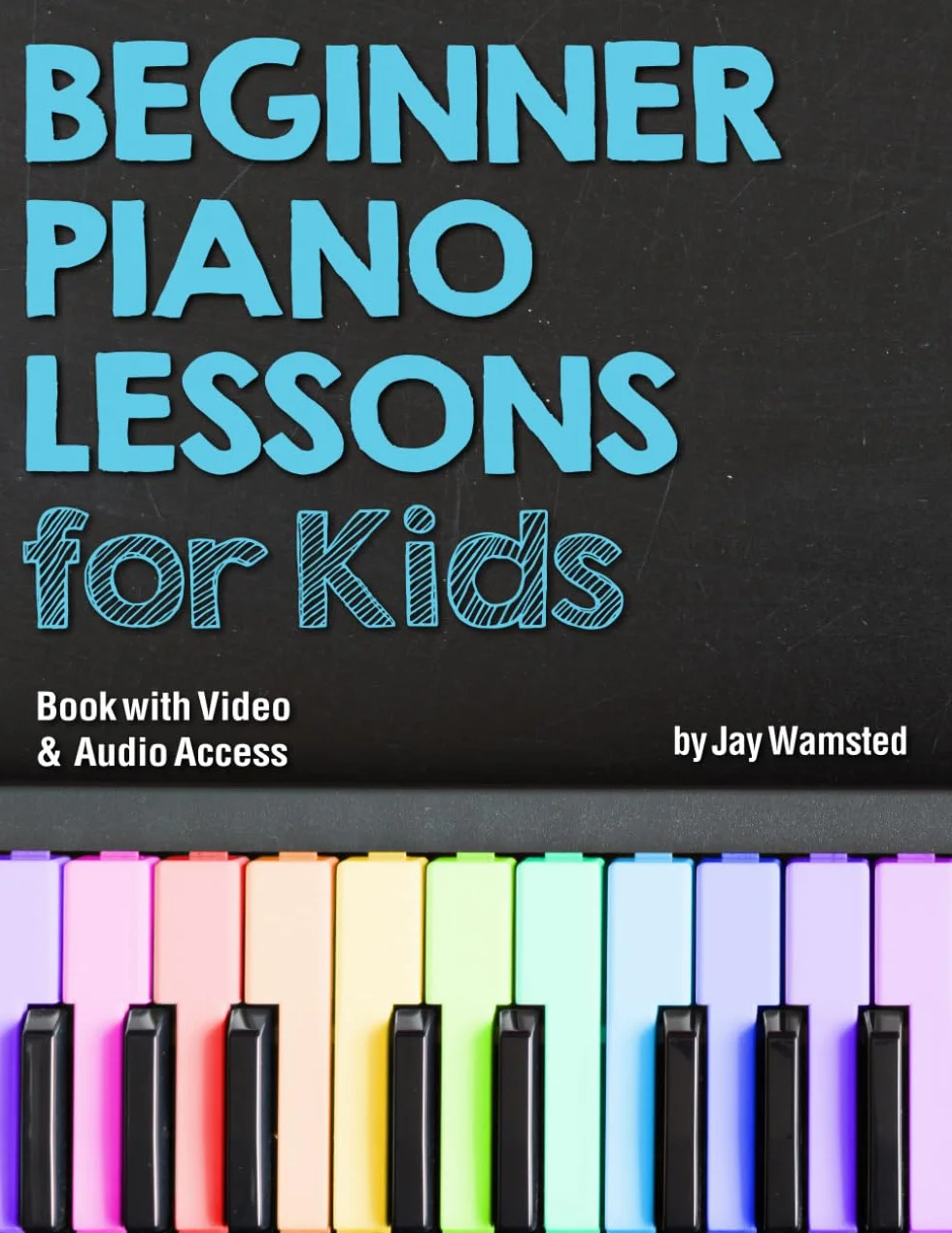 Beginner Piano Lessons for Kids Book: Online Video & Audio Access