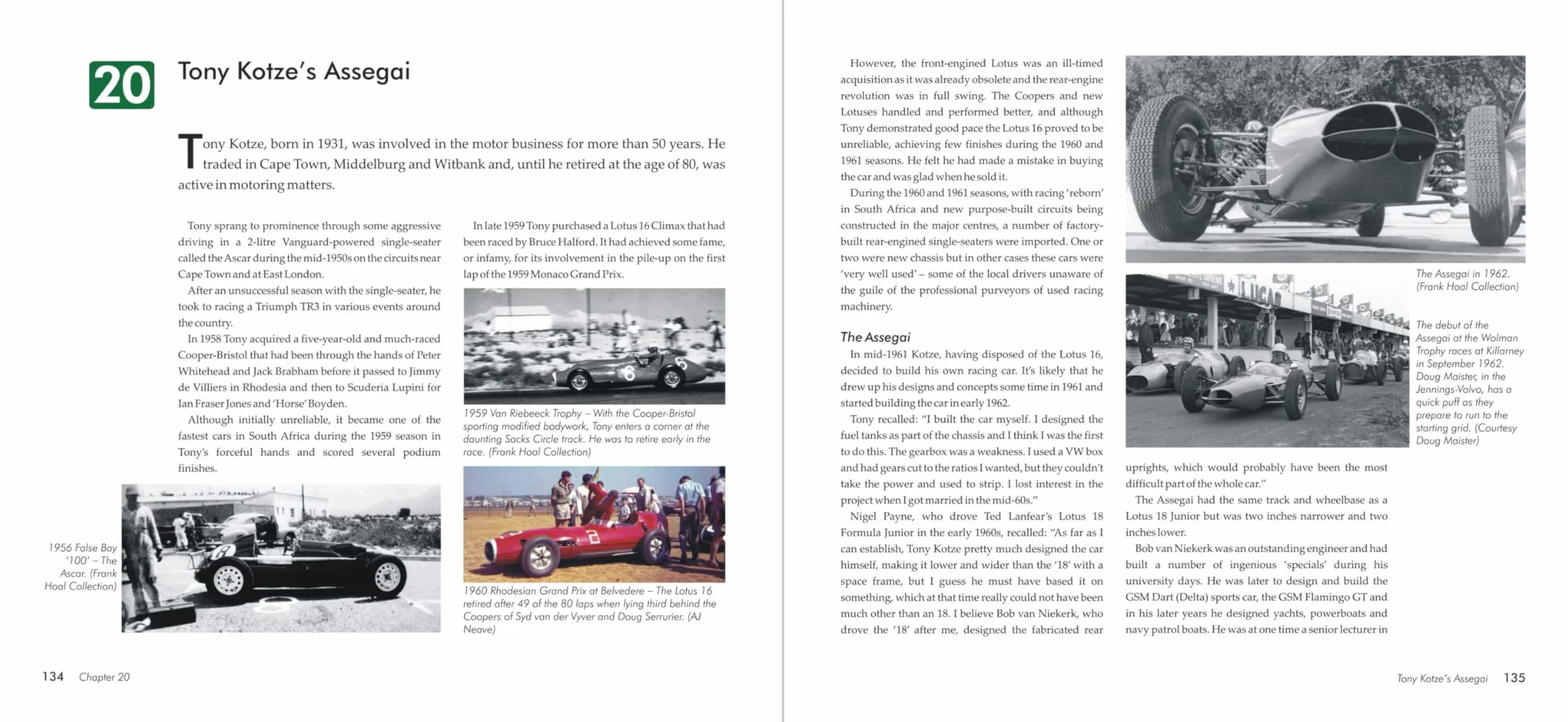 Special Brew: The Story of the Southern African Formula One and Libre Specials