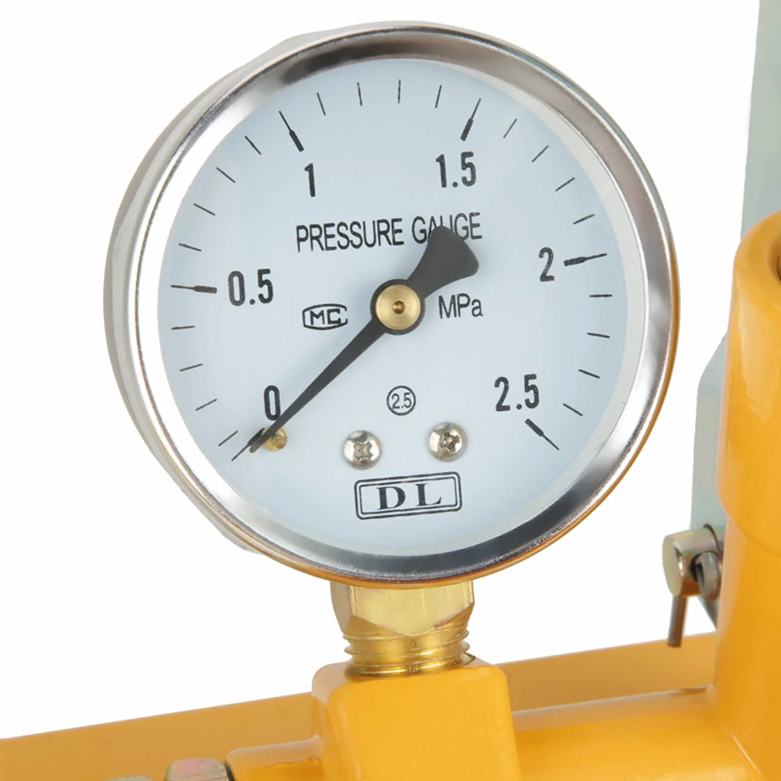 Pompa do Testowania Ciśnienia Wody Hydrostatyczna Pompa Testowa żółta Aluminiowa 2.5Mpa 25Kg Ręczna Hydrauliczna Pompa do Testowania Ciśnienia Wody Narzędzie do Testowania