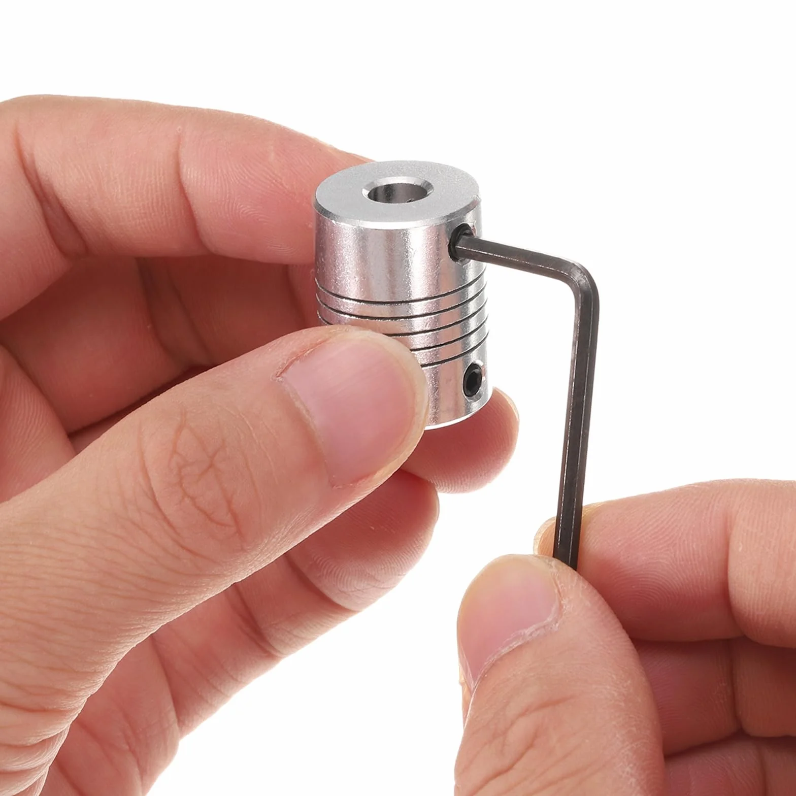 Złączka wału ze stopu aluminium 8 mm na 8 mm elastyczne sprzęgło silnika do CNC i drukarki 3D L25 x D19