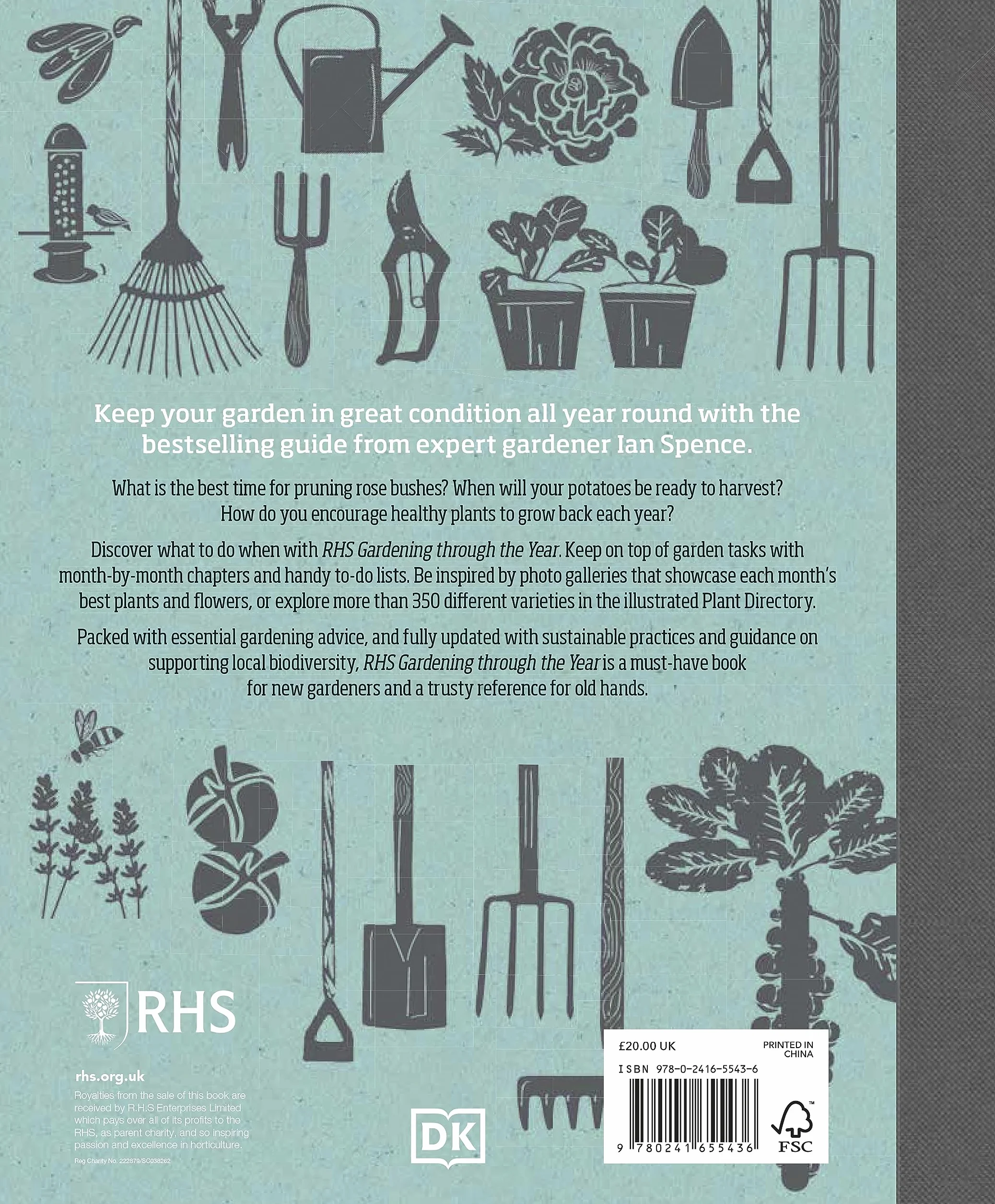 RHS Gardening Through the Year: New Edition Month-by-month Planning Instructions and Inspiration