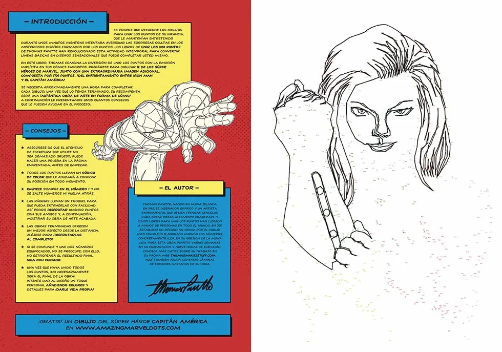 Marvel El Fantástico Libro de los 1000 Puntos